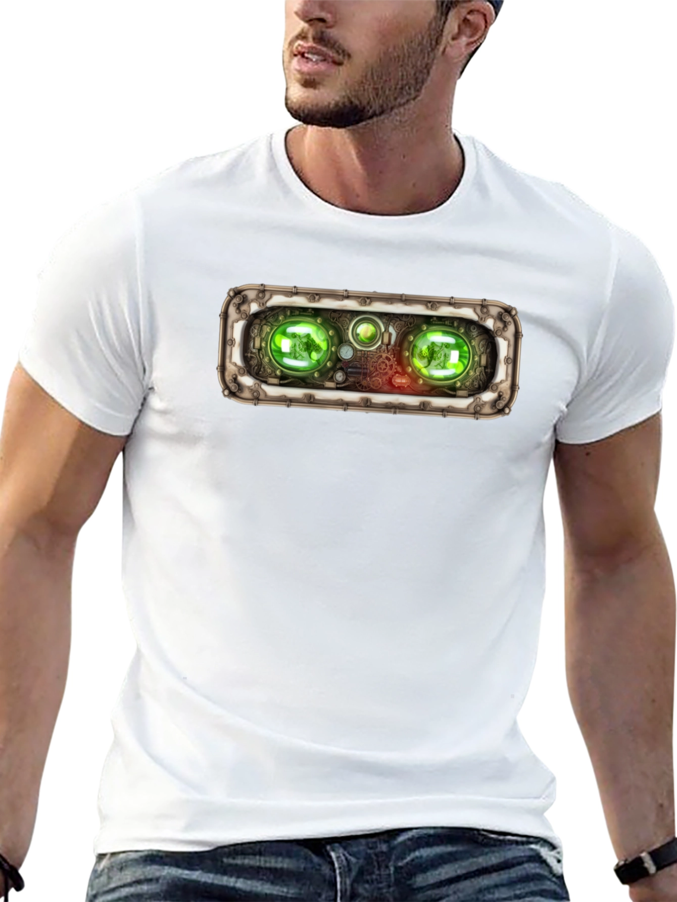 Steampunk Goggles Graphic T-Shirt - Unique Design