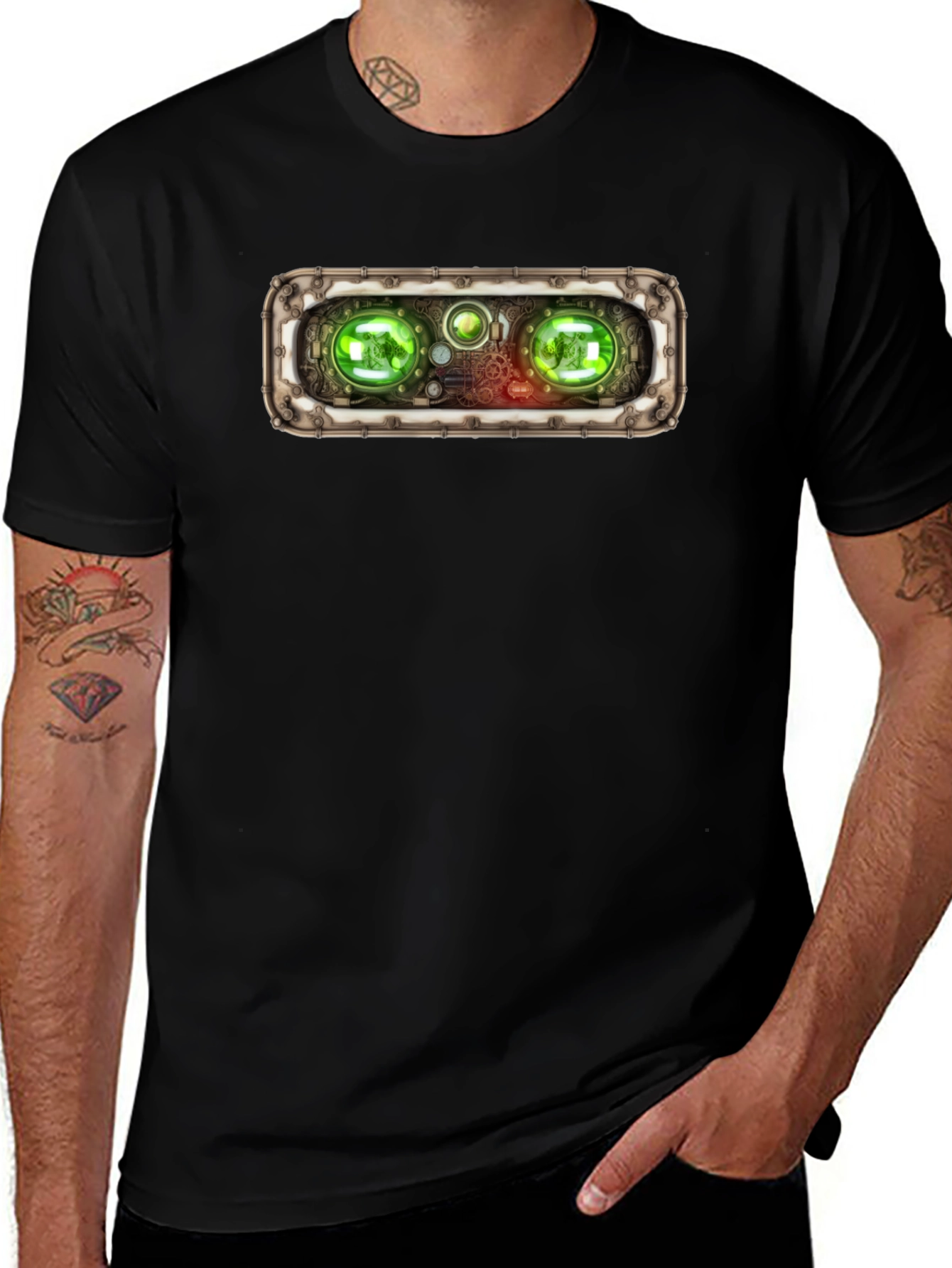 Steampunk Goggles Graphic T-Shirt - Unique Design
