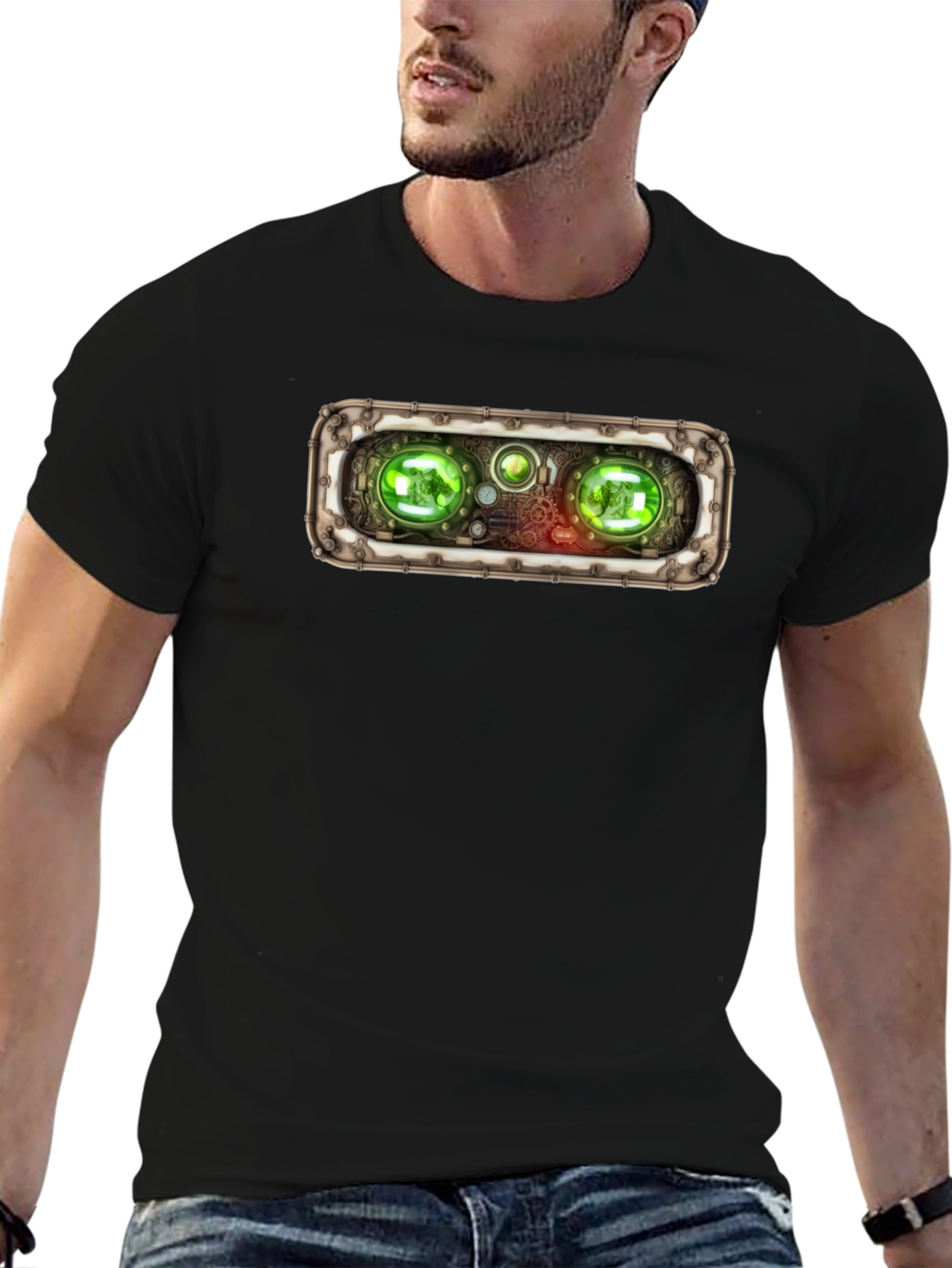 Steampunk Goggles Graphic T-Shirt - Unique Design