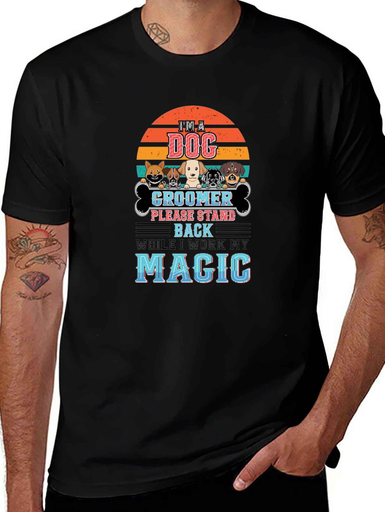 Dog Groomer T-Shirt - Im A Dog Groomer Magic