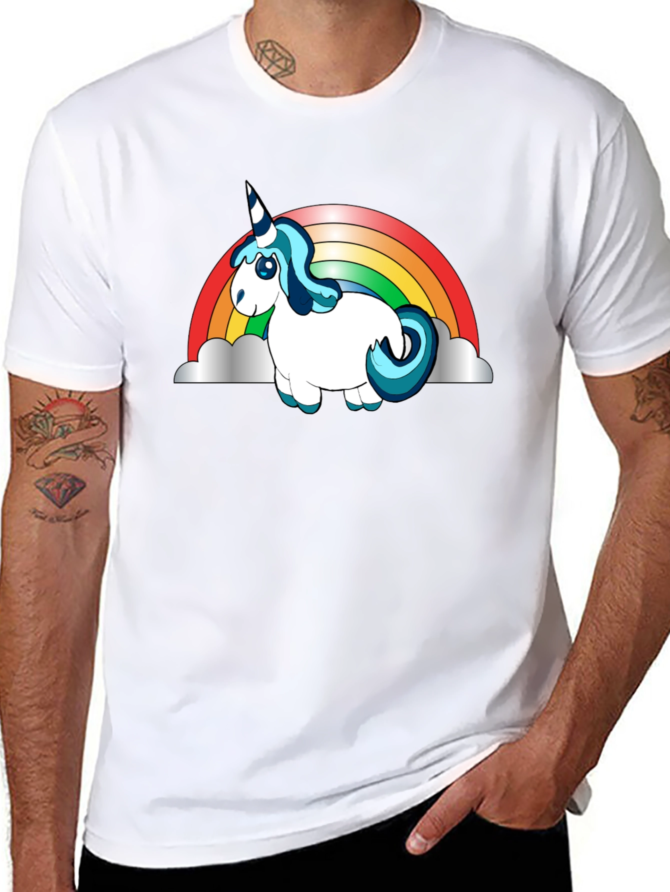 Unicorn Rainbow Graphic Tee