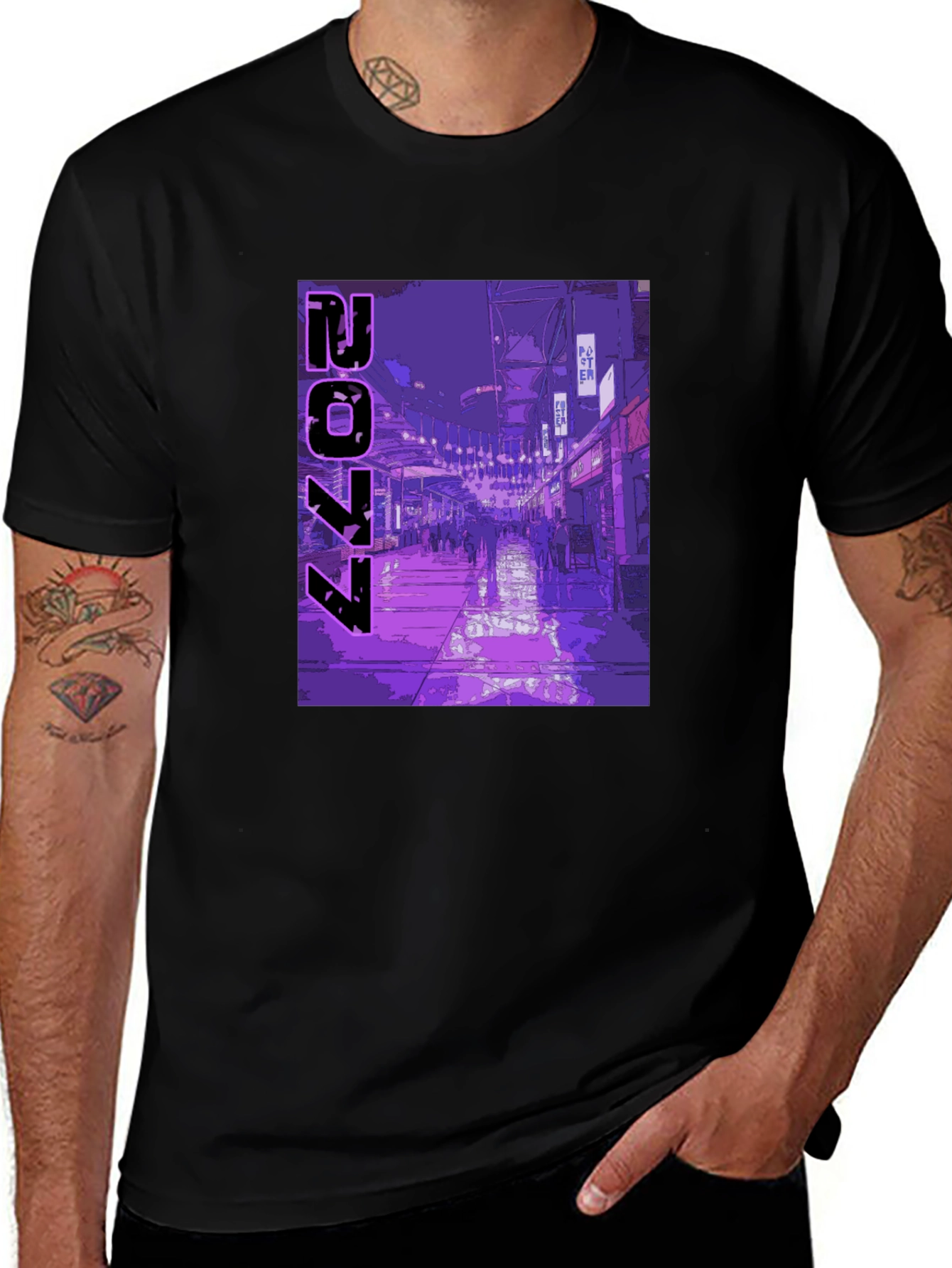 Cyberpunk 2077 Graphic Tee - Black