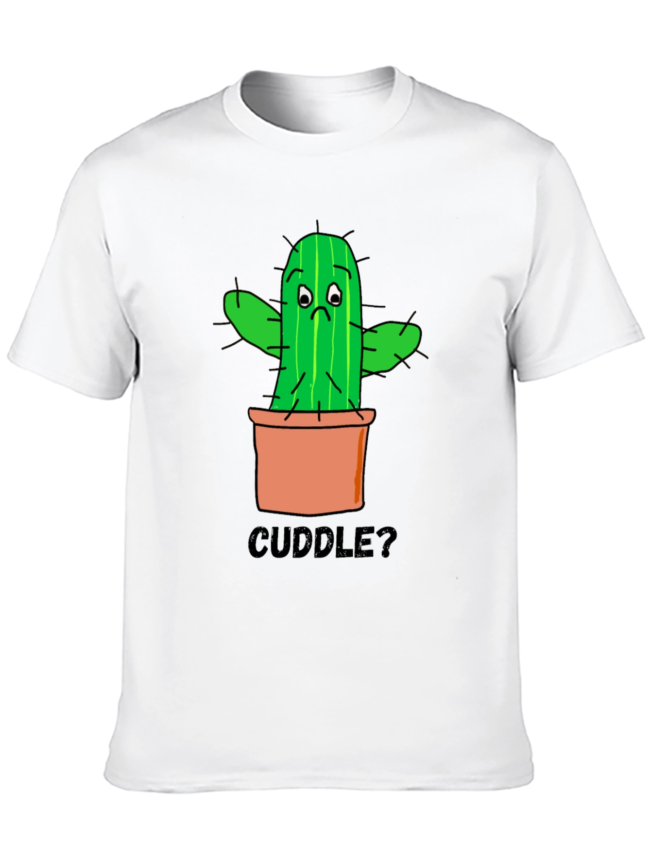 Cuddle Cactus Graphic T-Shirt - Soft Cotton Tee
