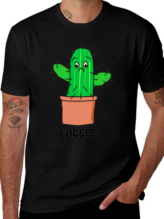 Cuddle Cactus Graphic T-Shirt - Soft Cotton Tee