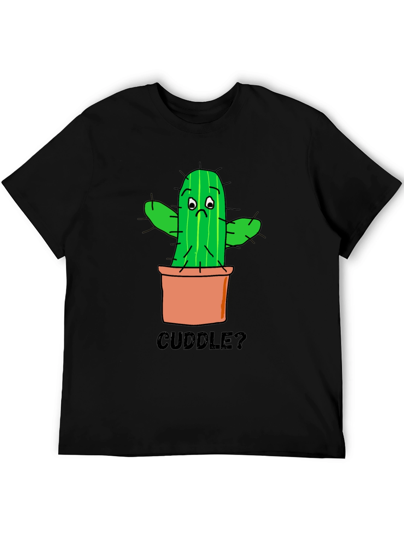 Cuddle Cactus Graphic T-Shirt - Soft Cotton Tee