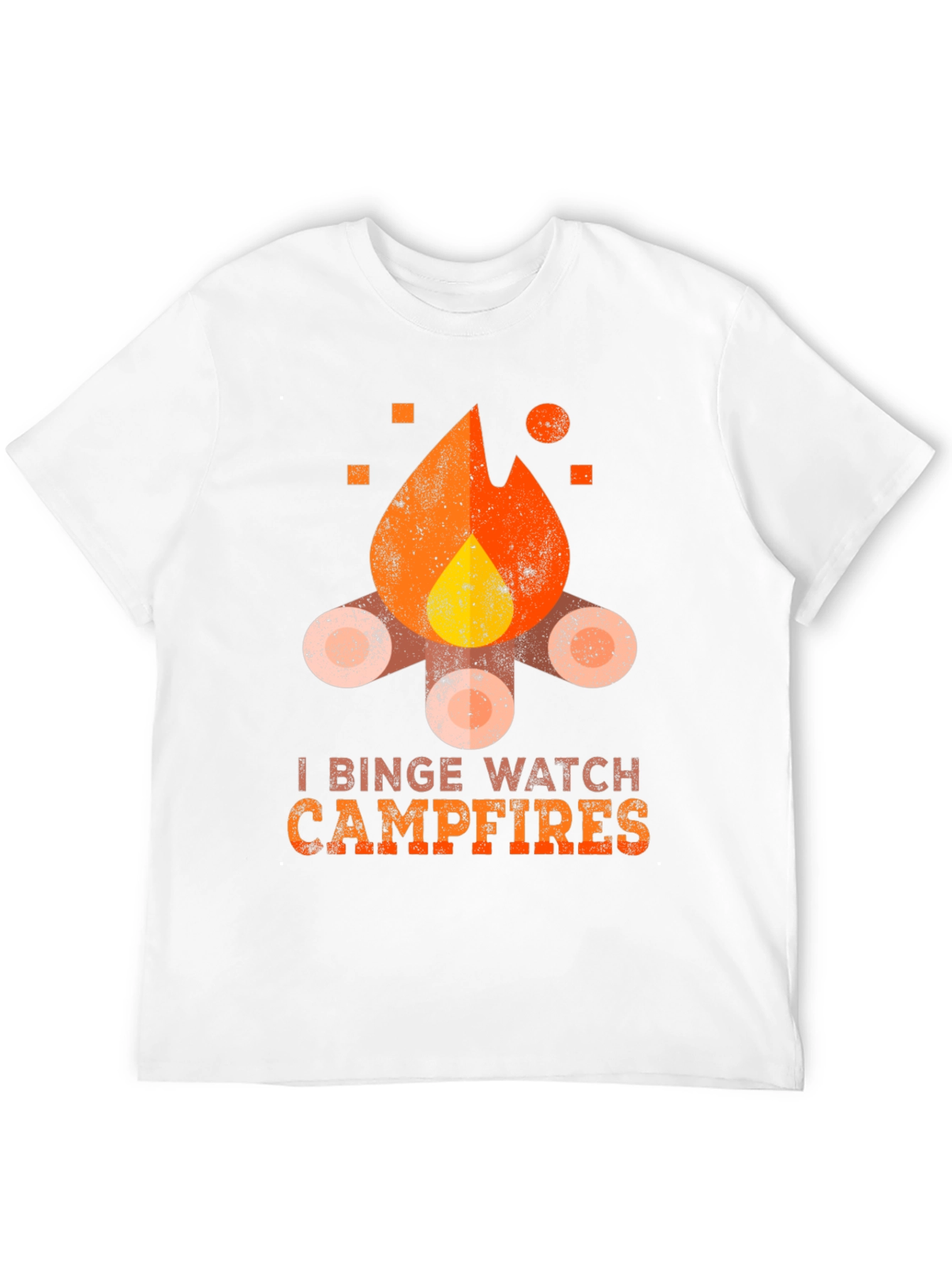 Campfire Binge Watching Graphic Tee