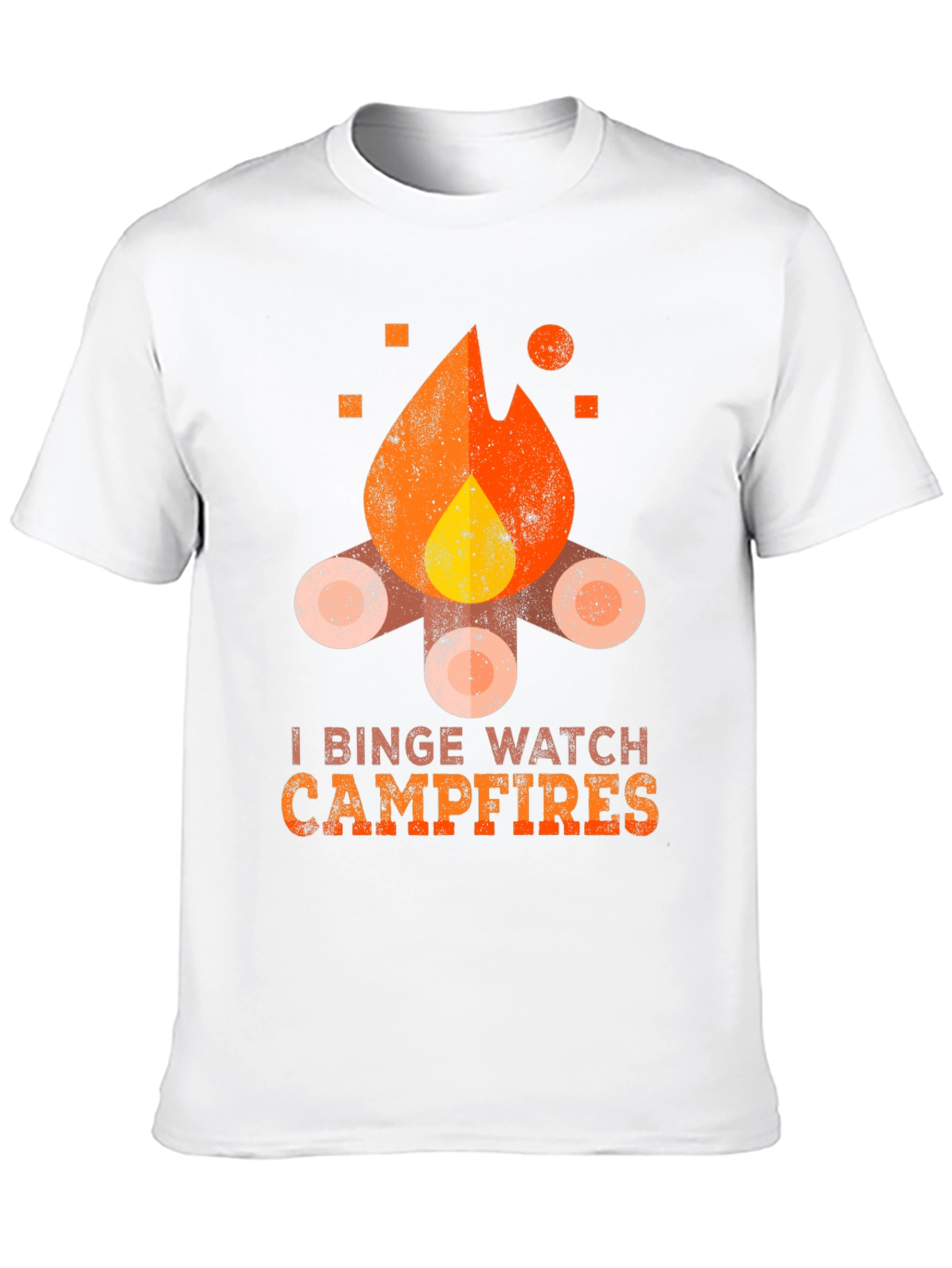 Campfire Binge Watching Graphic Tee
