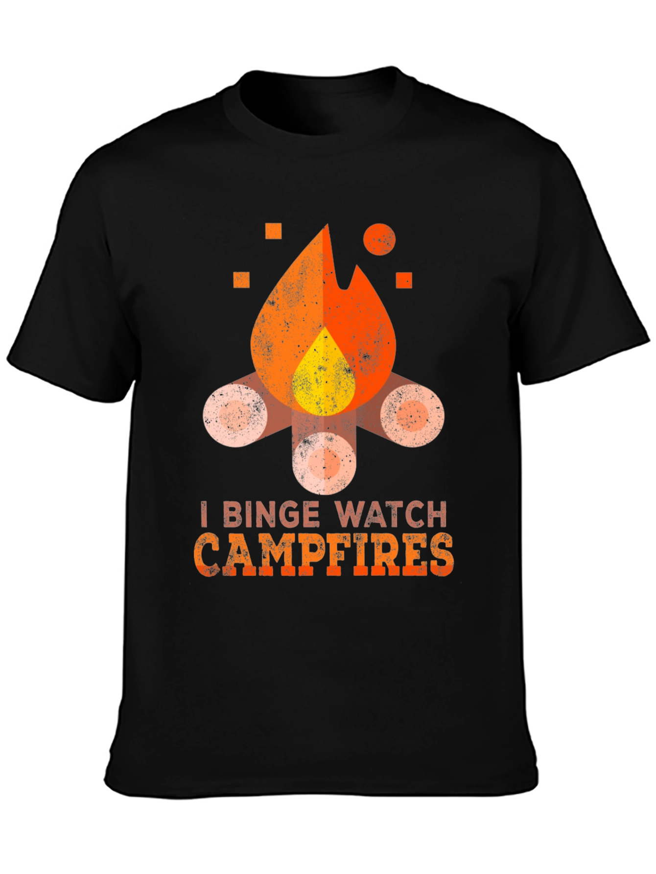 Campfire Binge Watching Graphic Tee