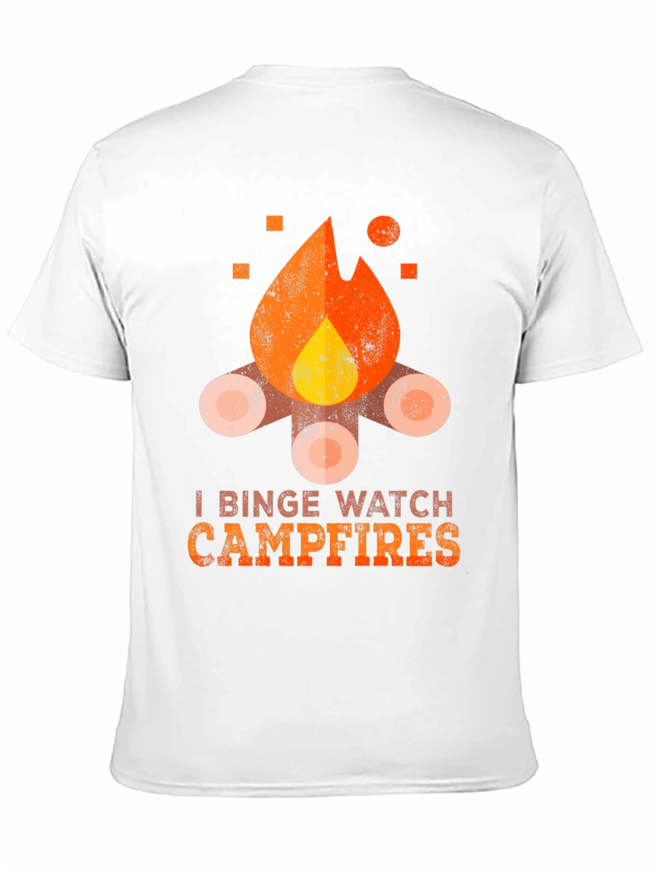 Campfire Binge Watching Graphic Tee