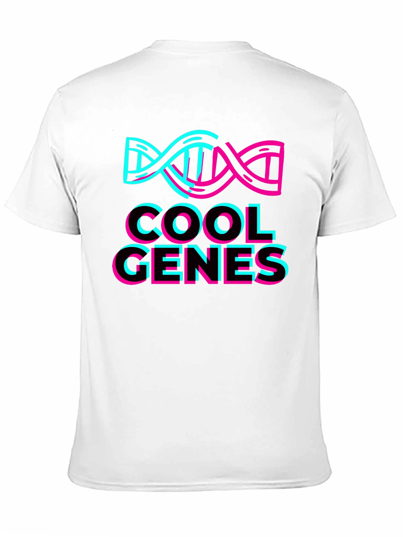 Cool Genes Graphic Tee - Stylish DNA Design