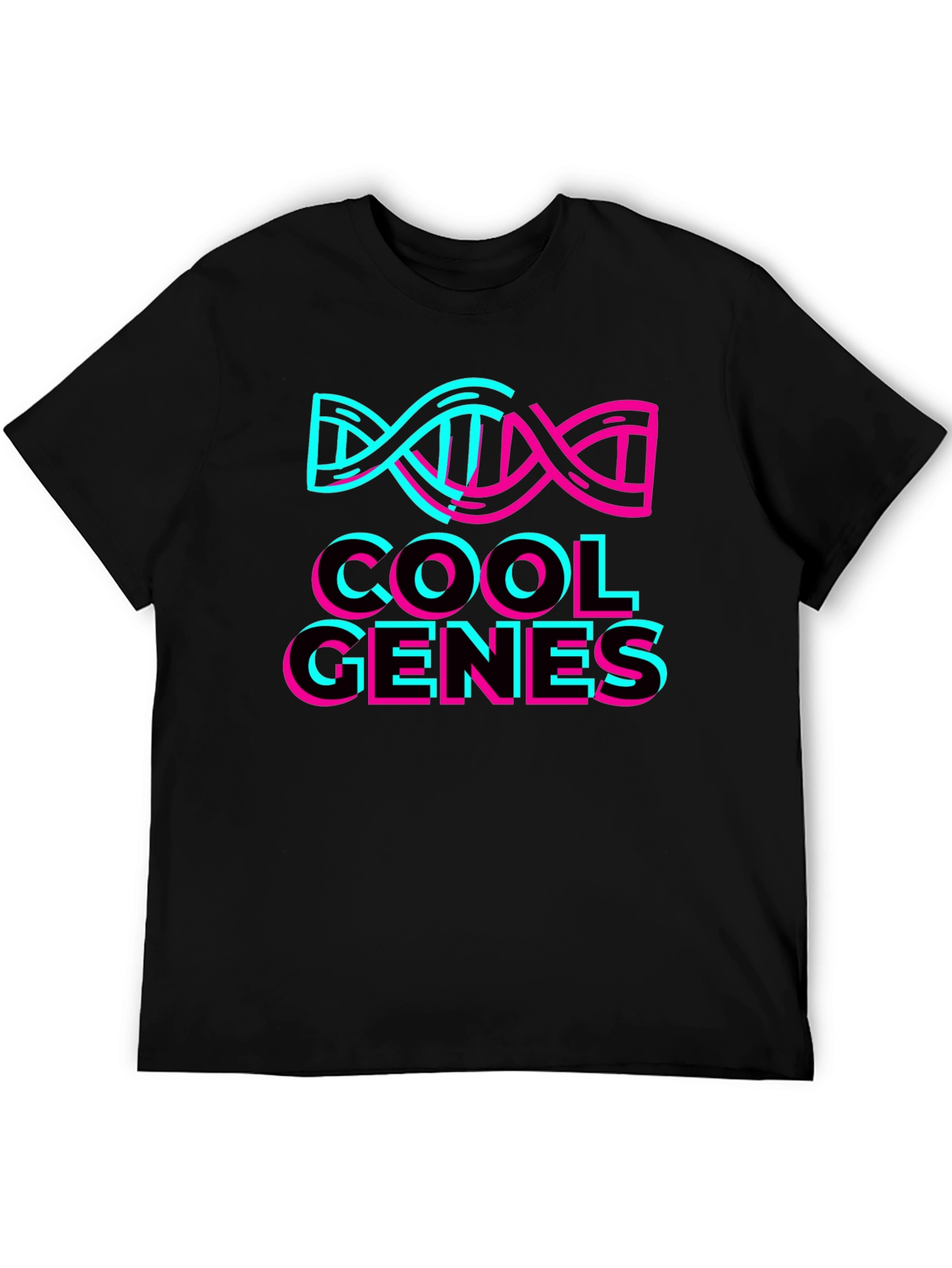 Cool Genes Graphic Tee - Stylish DNA Design