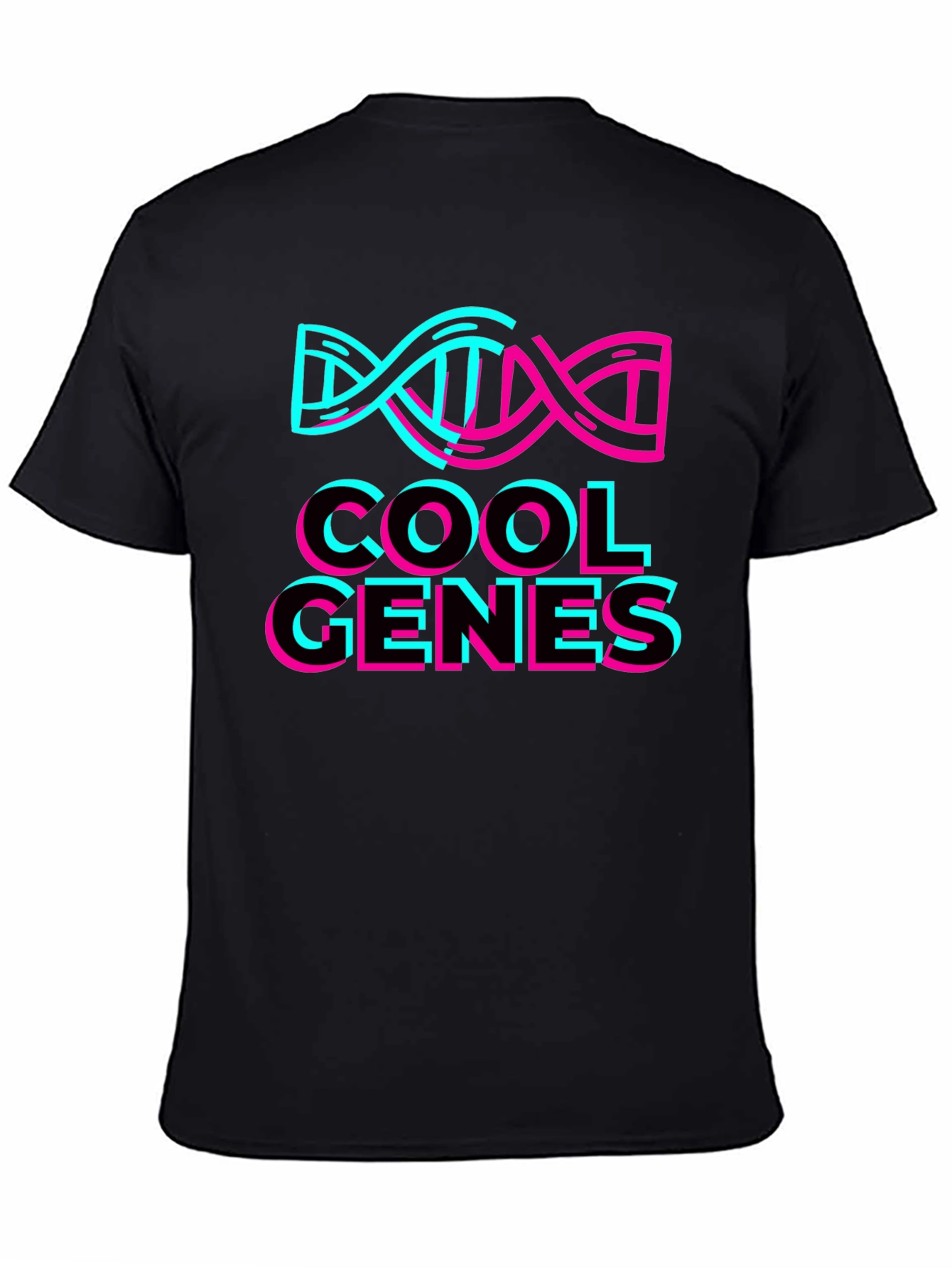 Cool Genes Graphic Tee - Stylish DNA Design