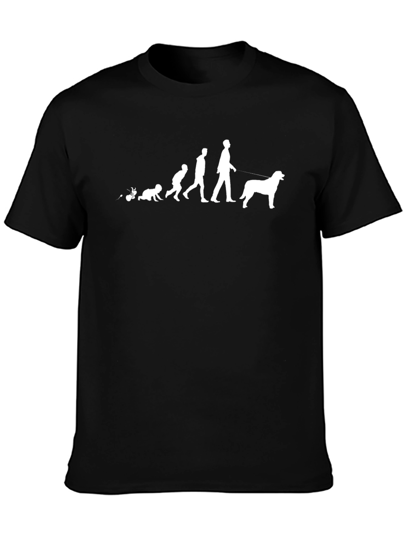 Evolution of Man and Dog T-Shirt