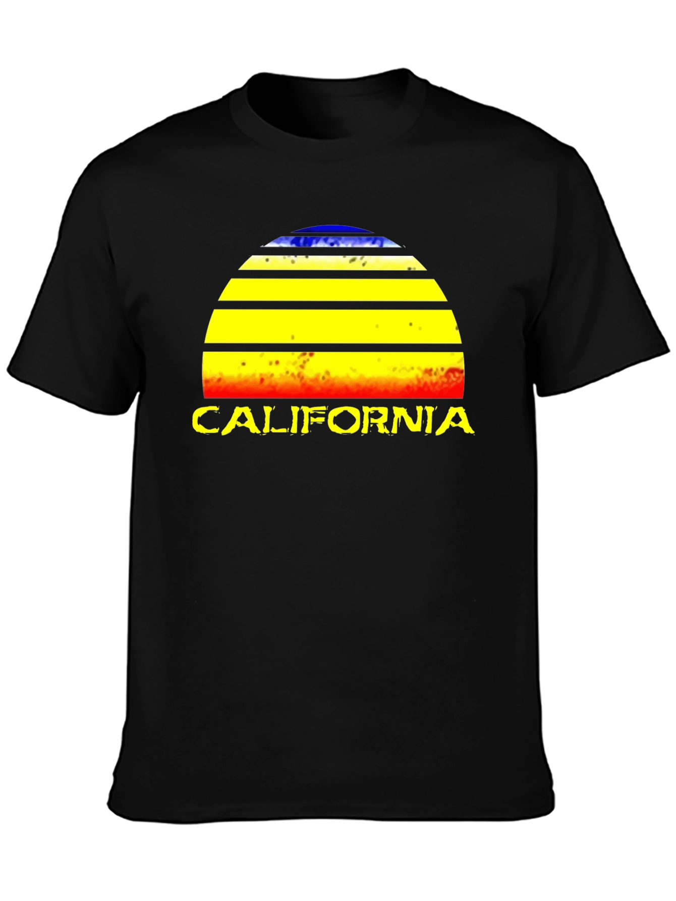 California Sunset Graphic T-Shirt - Retro Style Tee