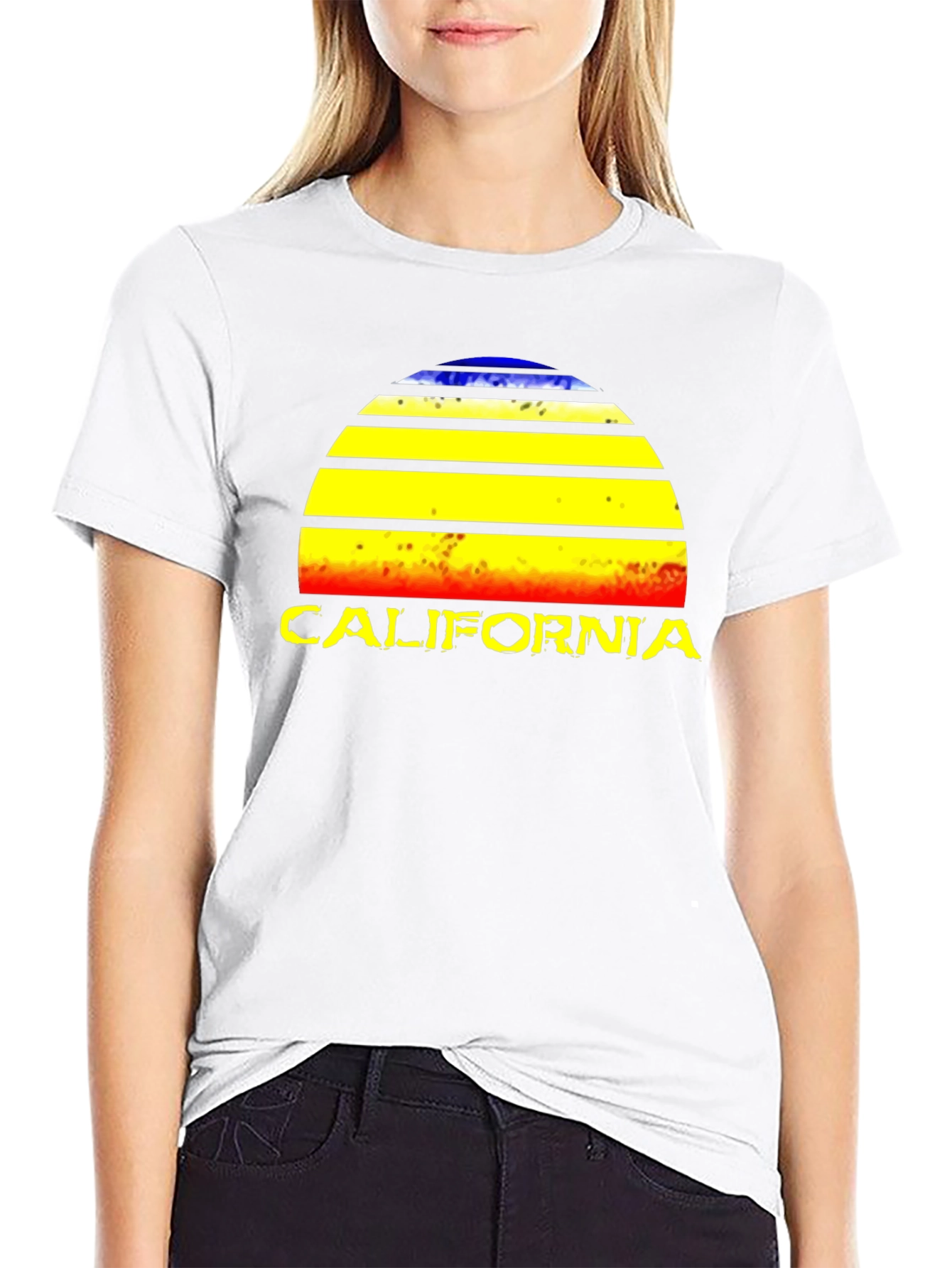 California Sunset Graphic T-Shirt - Retro Style Tee