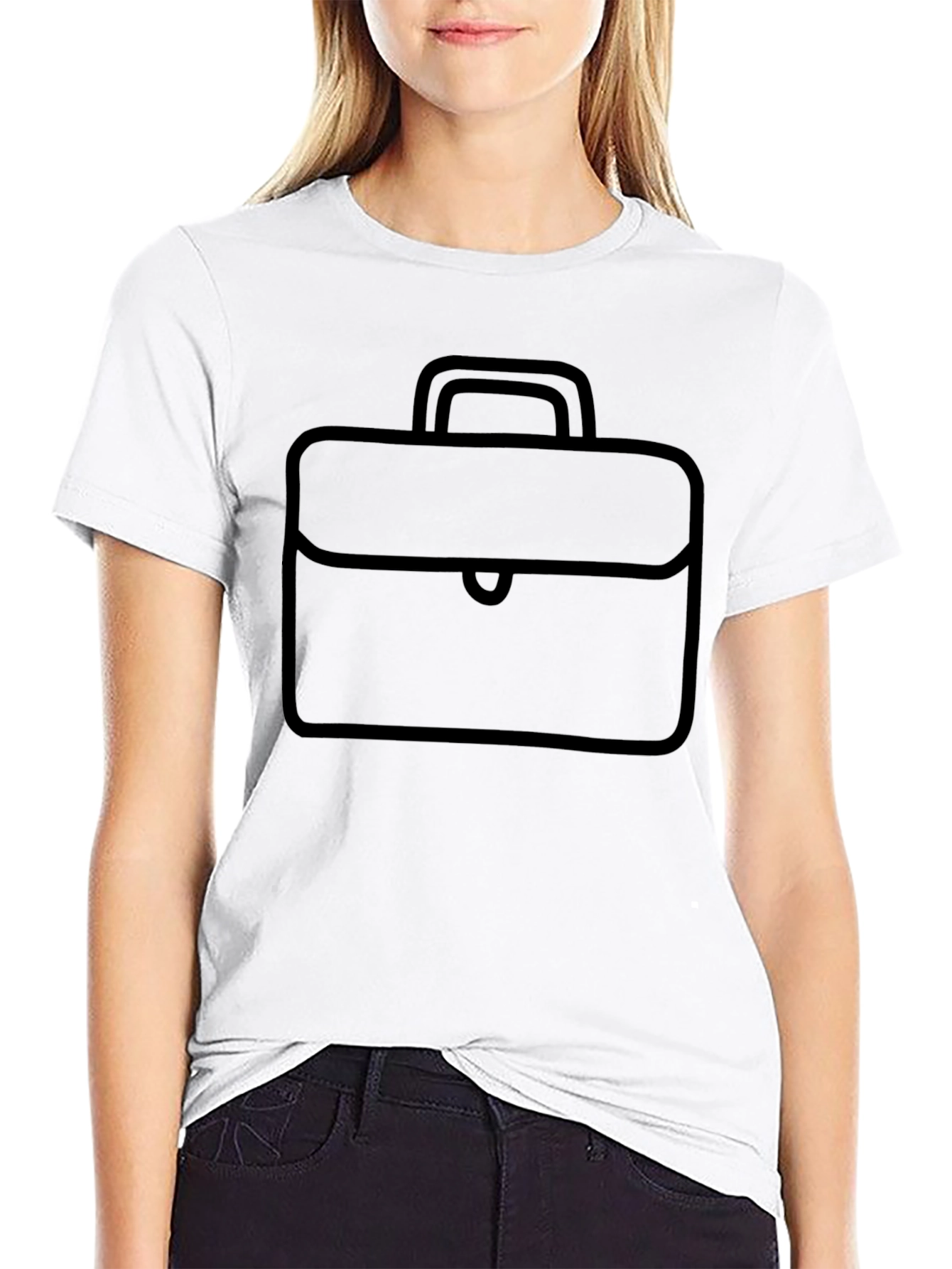 Briefcase Graphic Tee - Stylish & Functional