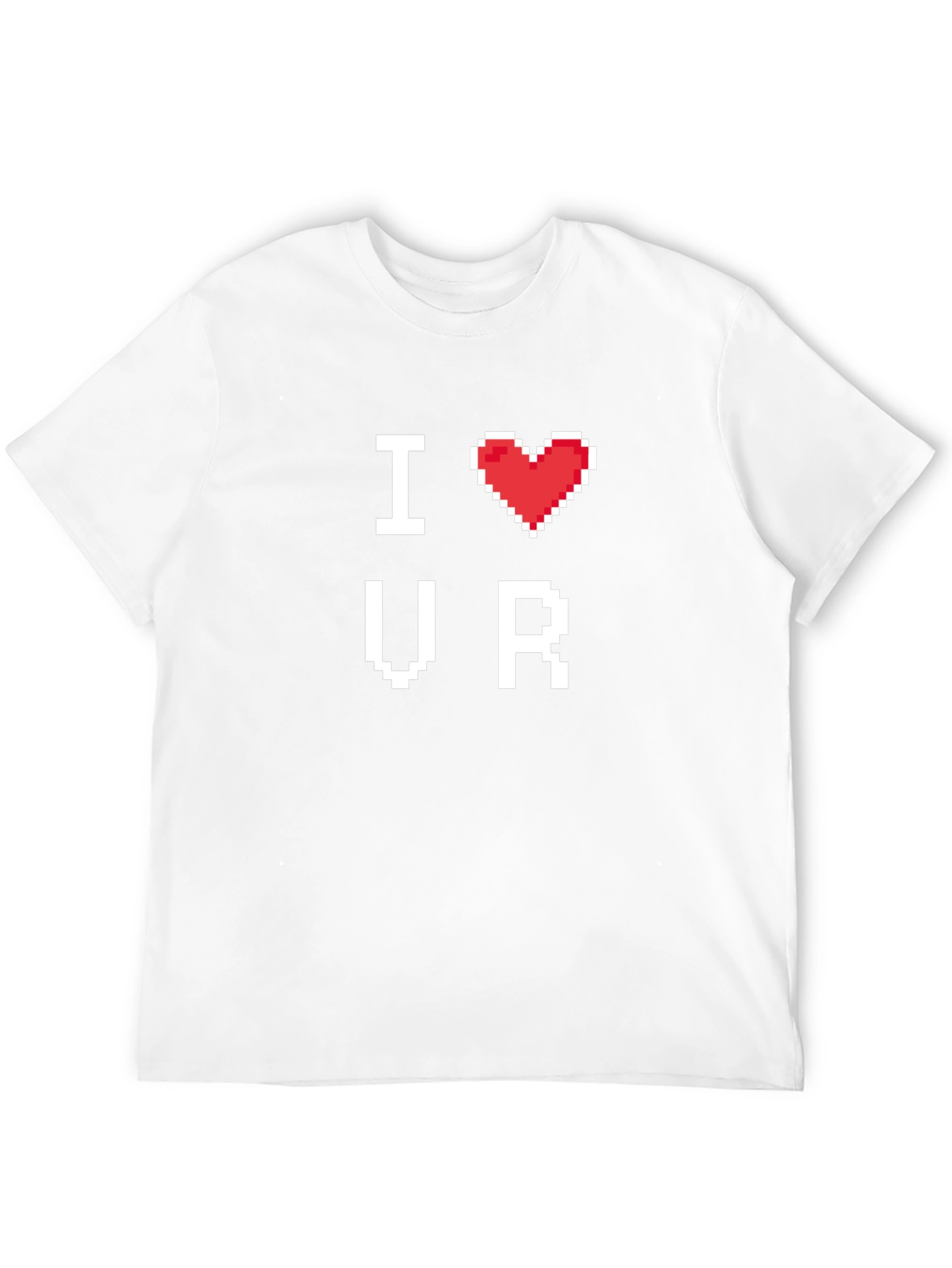 I Heart VR Pixel Art Black T-Shirt