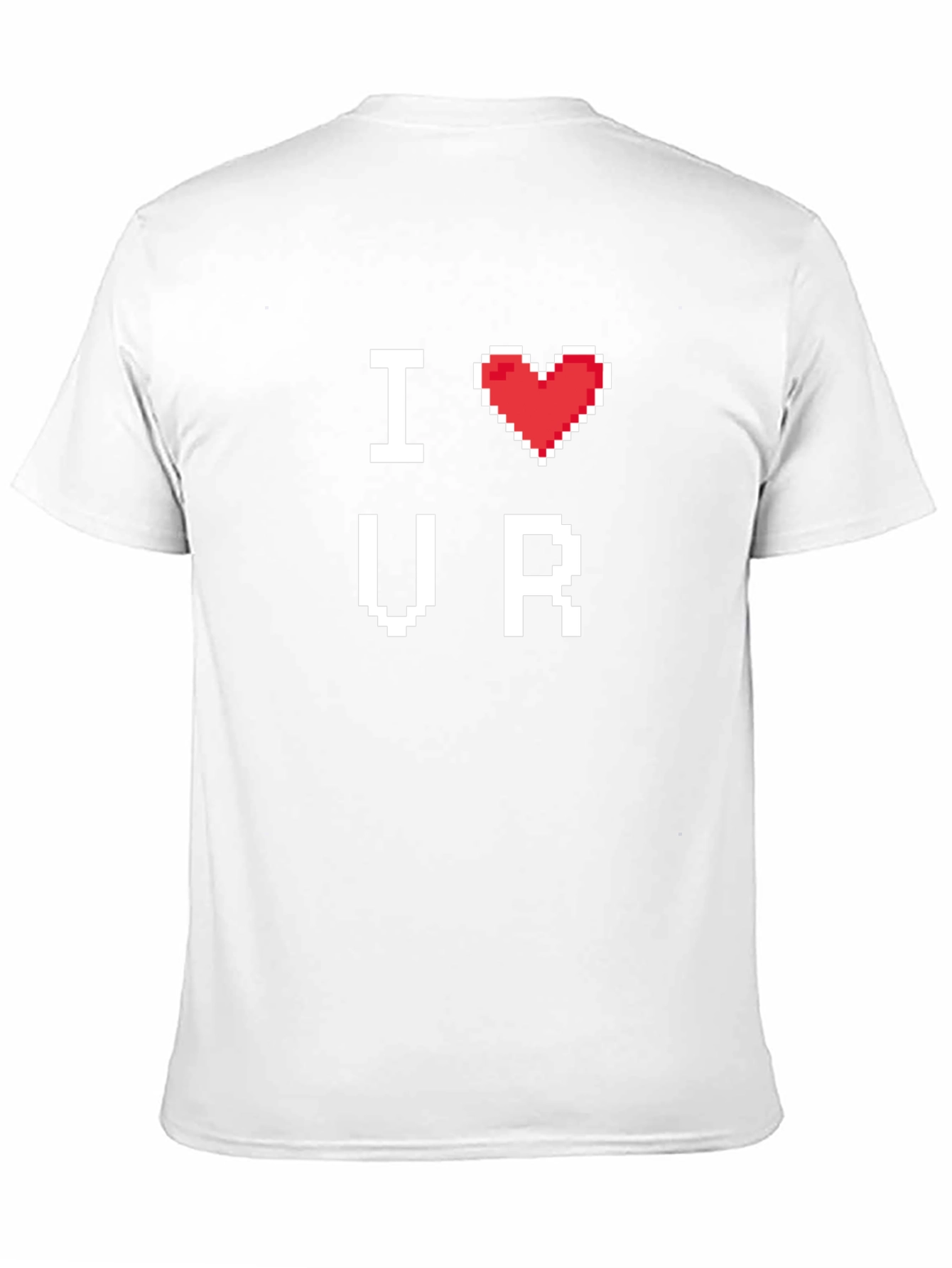 I Heart VR Pixel Art Black T-Shirt