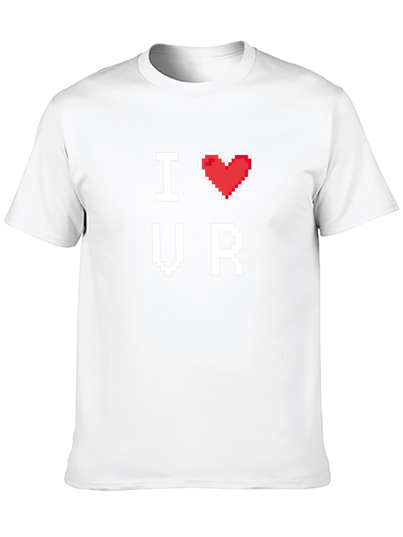 I Heart VR Pixel Art Black T-Shirt