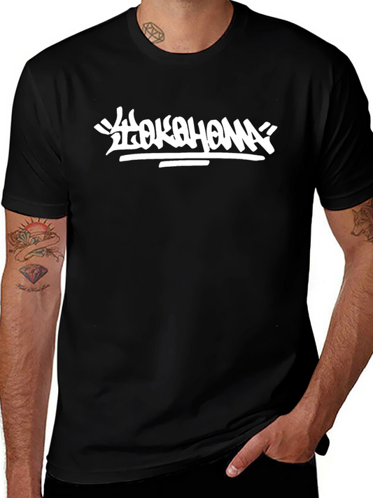 Urban Style Black Graphic Tee