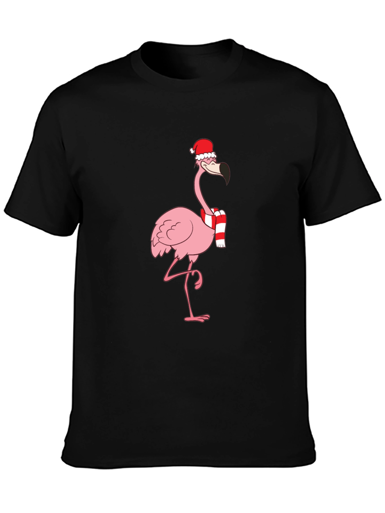 Festive Flamingo Graphic Tee