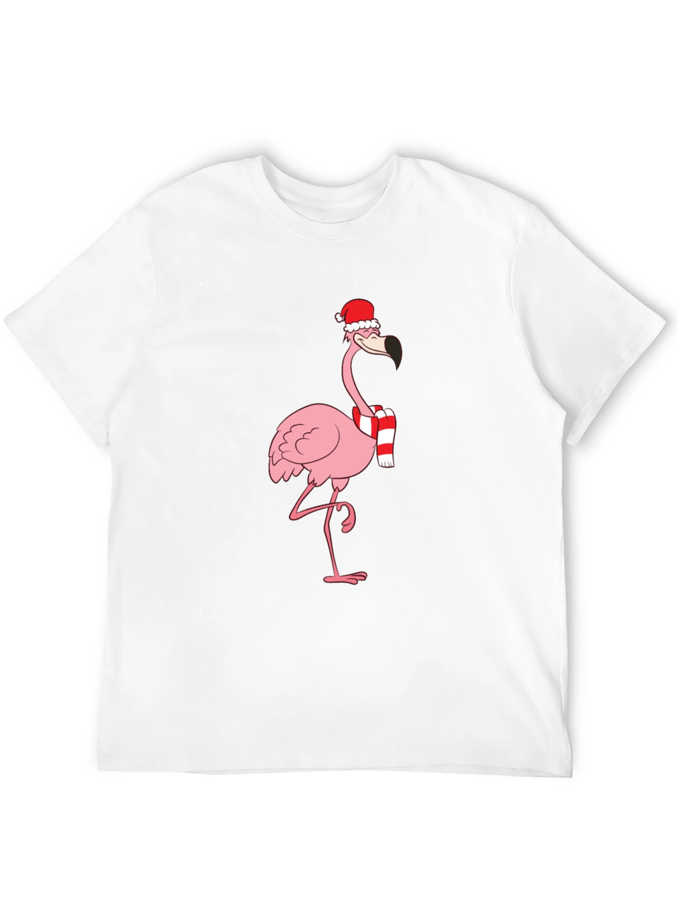 Festive Flamingo Graphic Tee