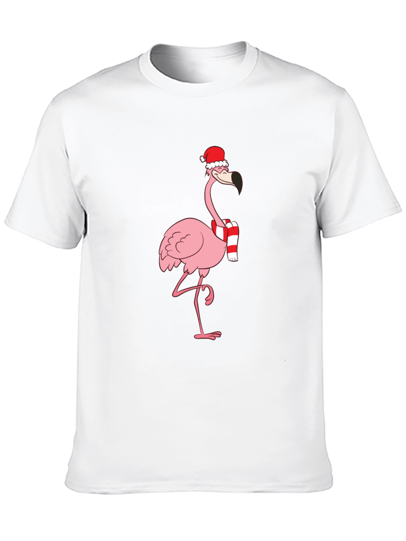 Festive Flamingo Graphic Tee