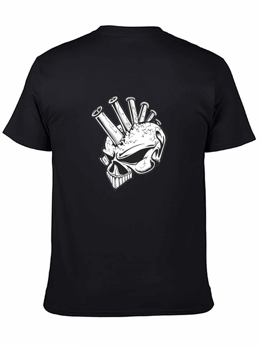 Skull Punk T-Shirt - Edgy Graphic Tee