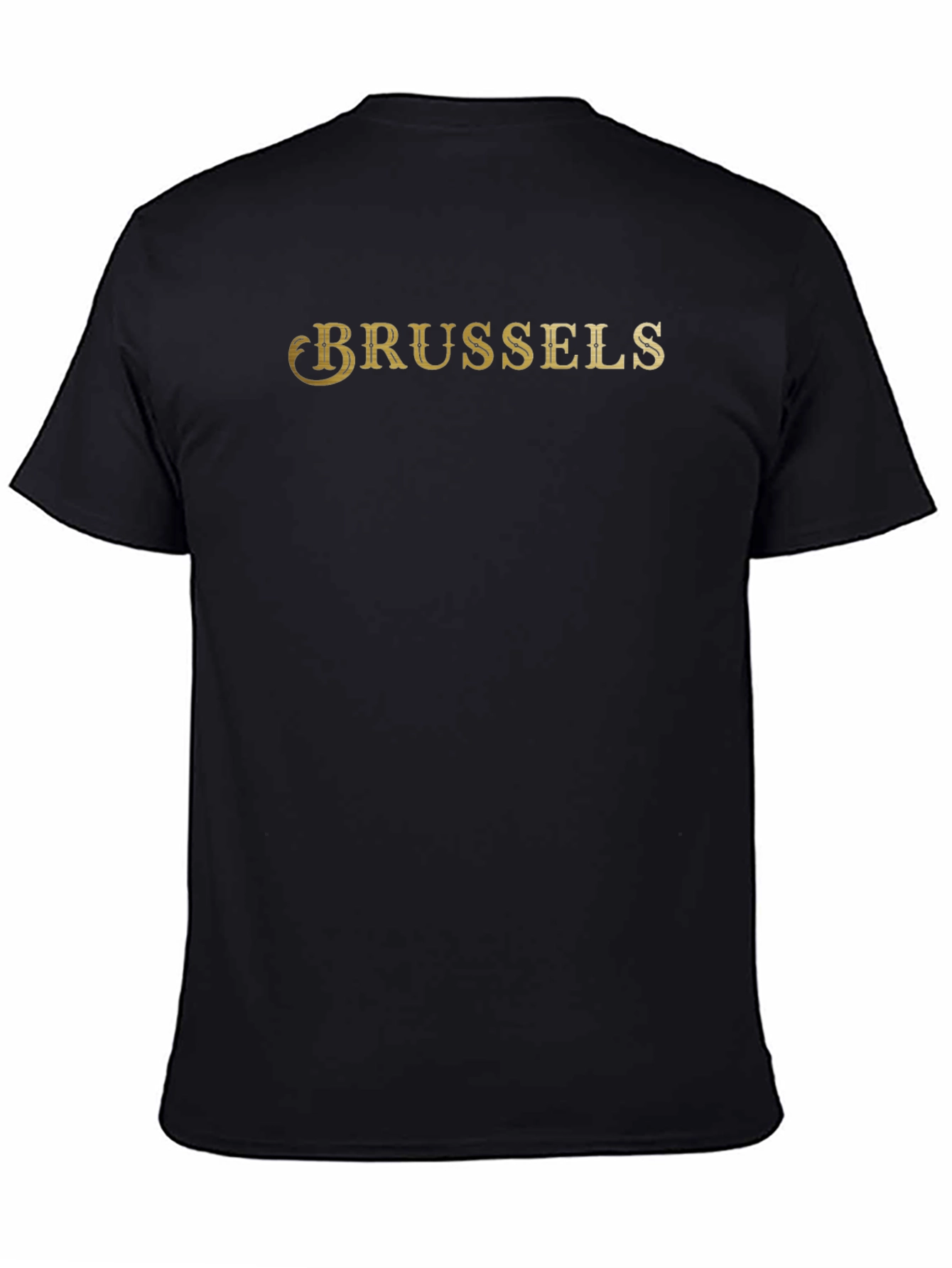 Brussels T-Shirt - Classic Gold Print