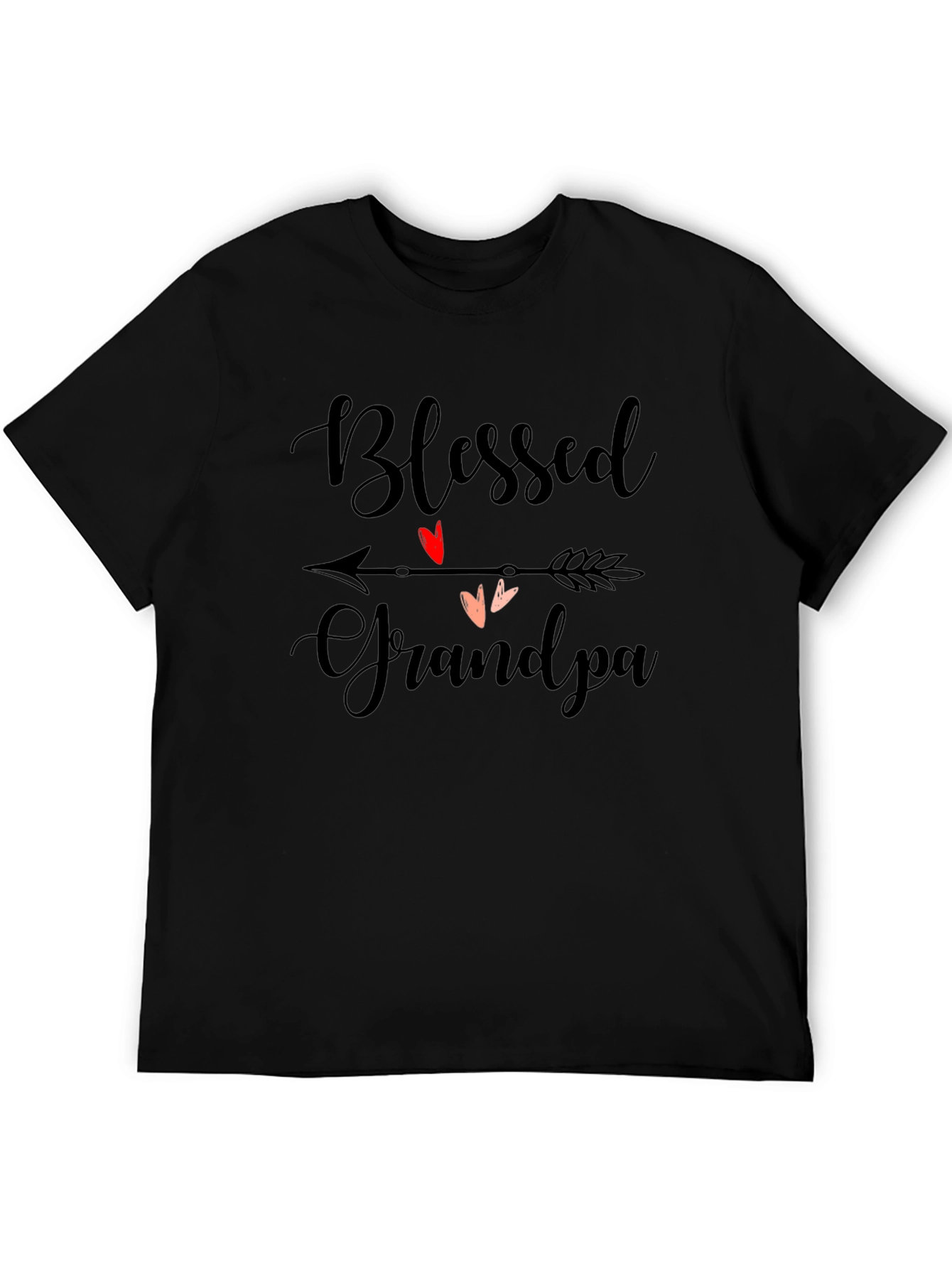 Blessed Grandpa Graphic Tee - Perfect Grandparent Gift