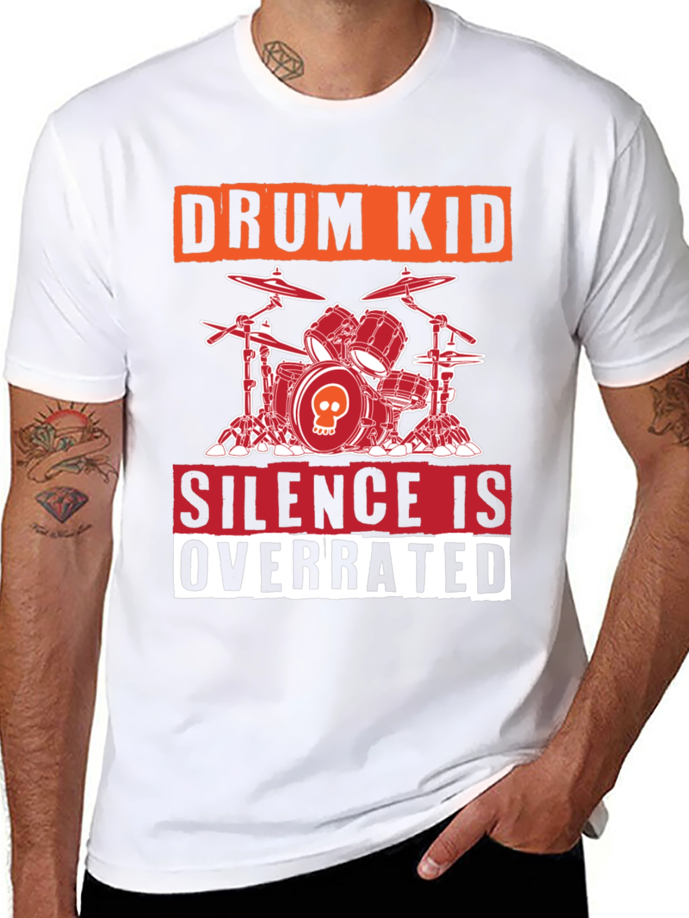 Drum Kid T-Shirt - Silence is Overrated