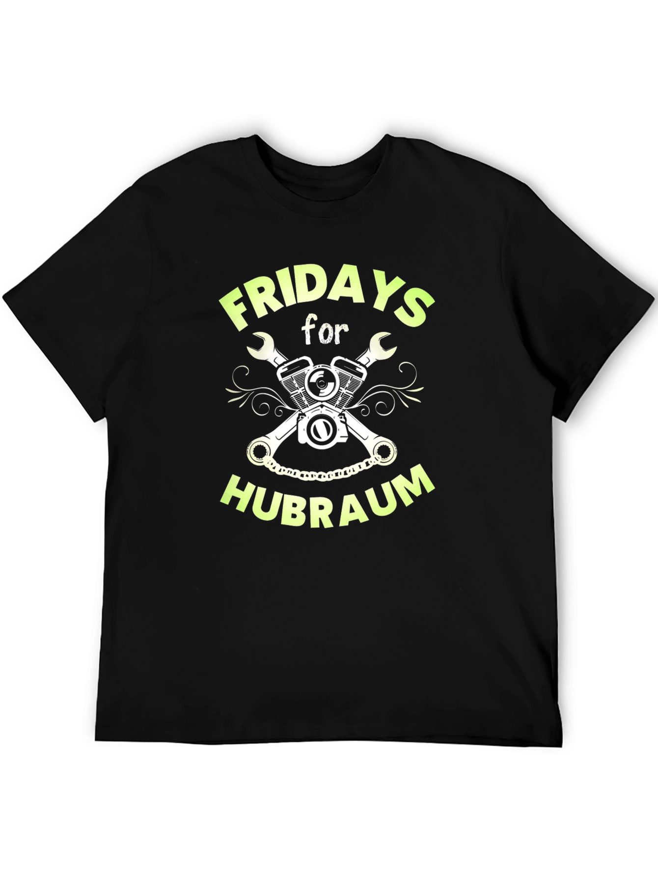 Fridays for Hubraum Graphic T-Shirt - Black