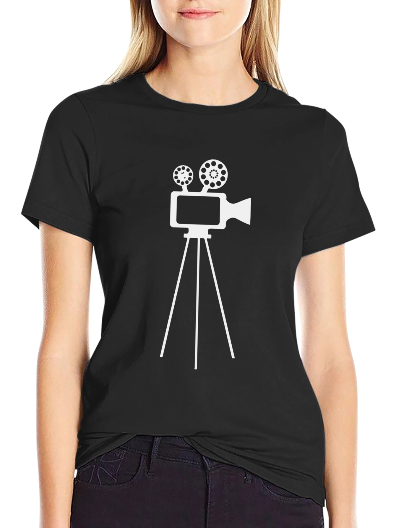 Classic Film Camera T-Shirt - Movie Buff Apparel