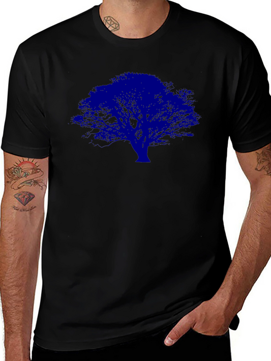 Blue Tree Graphic T-Shirt