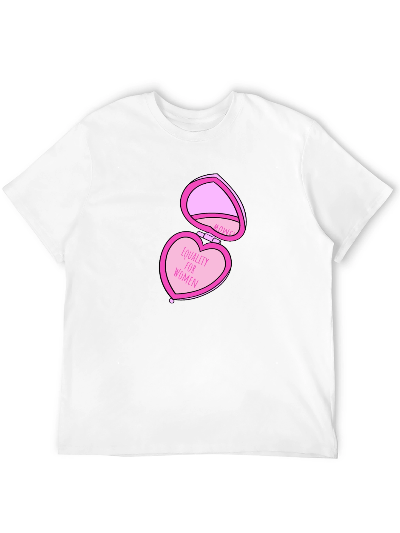Equality For Women Heart-Shaped Locket T-Shirt