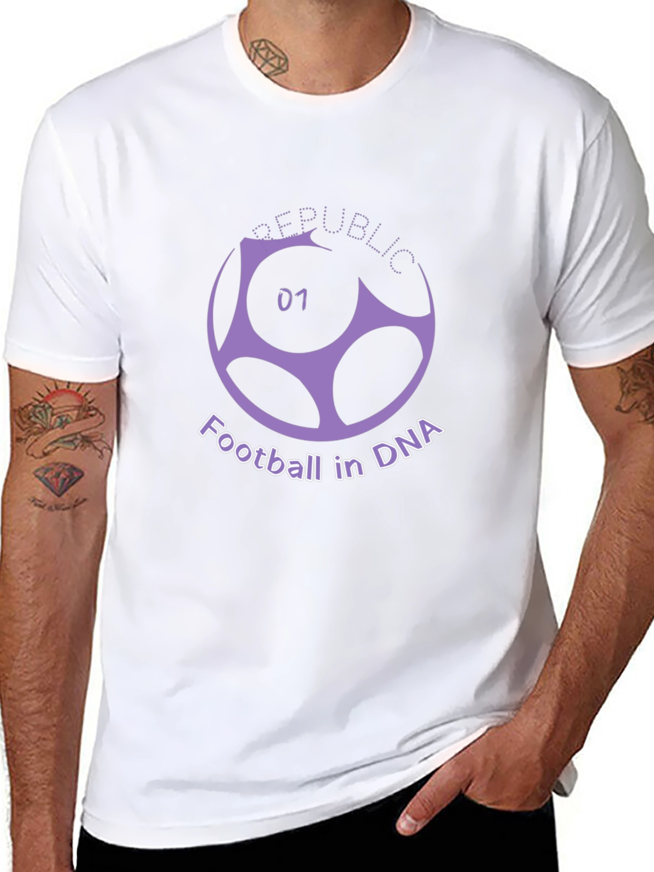 Republic Football in DNA Graphic Tee