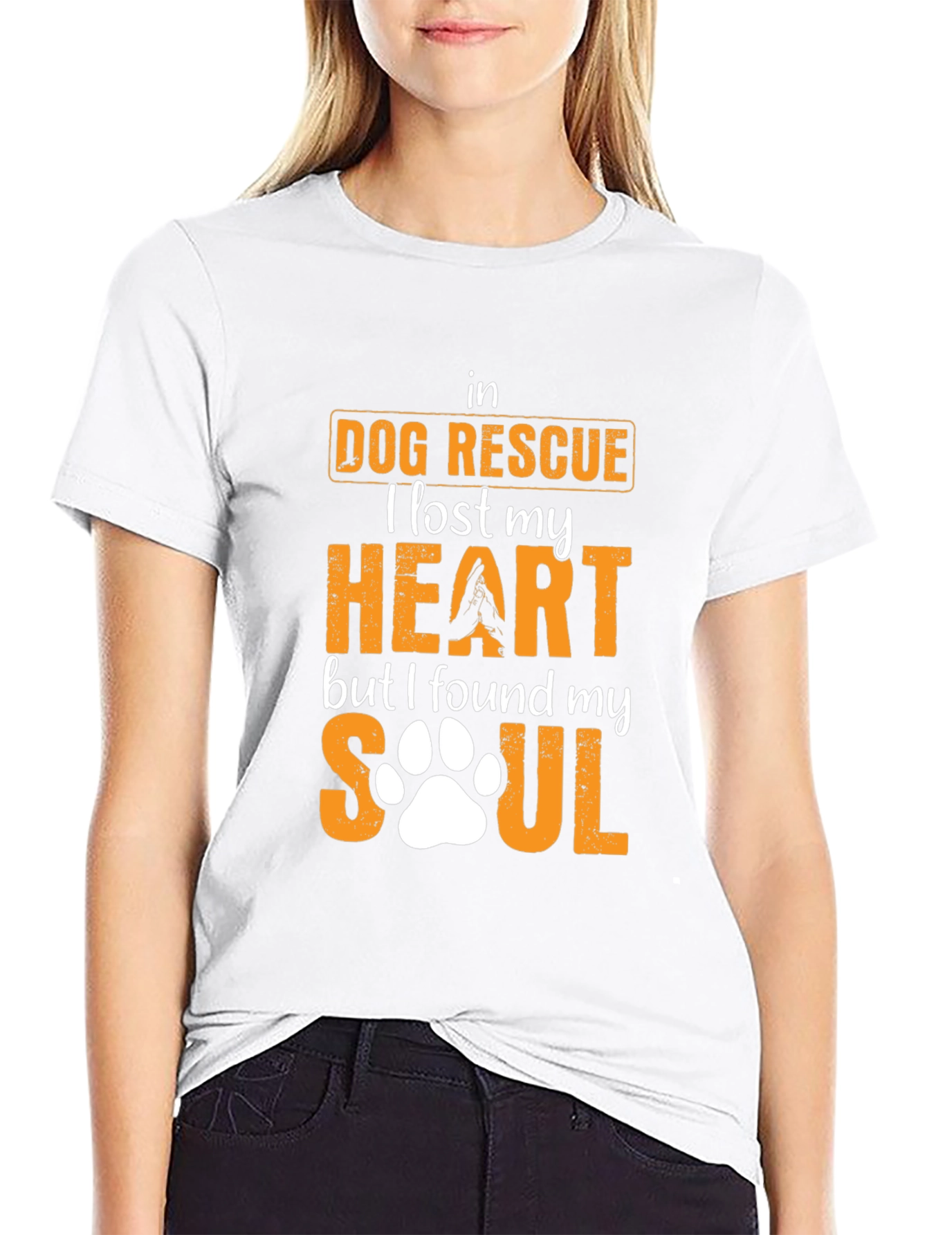 Dog Rescue Heart & Soul Tee