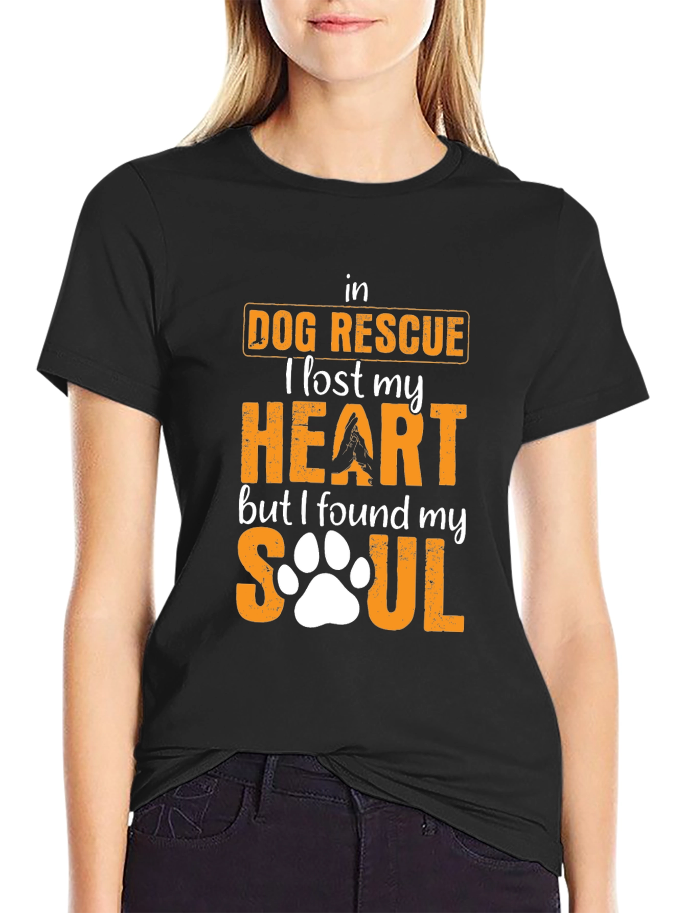 Dog Rescue Heart & Soul Tee
