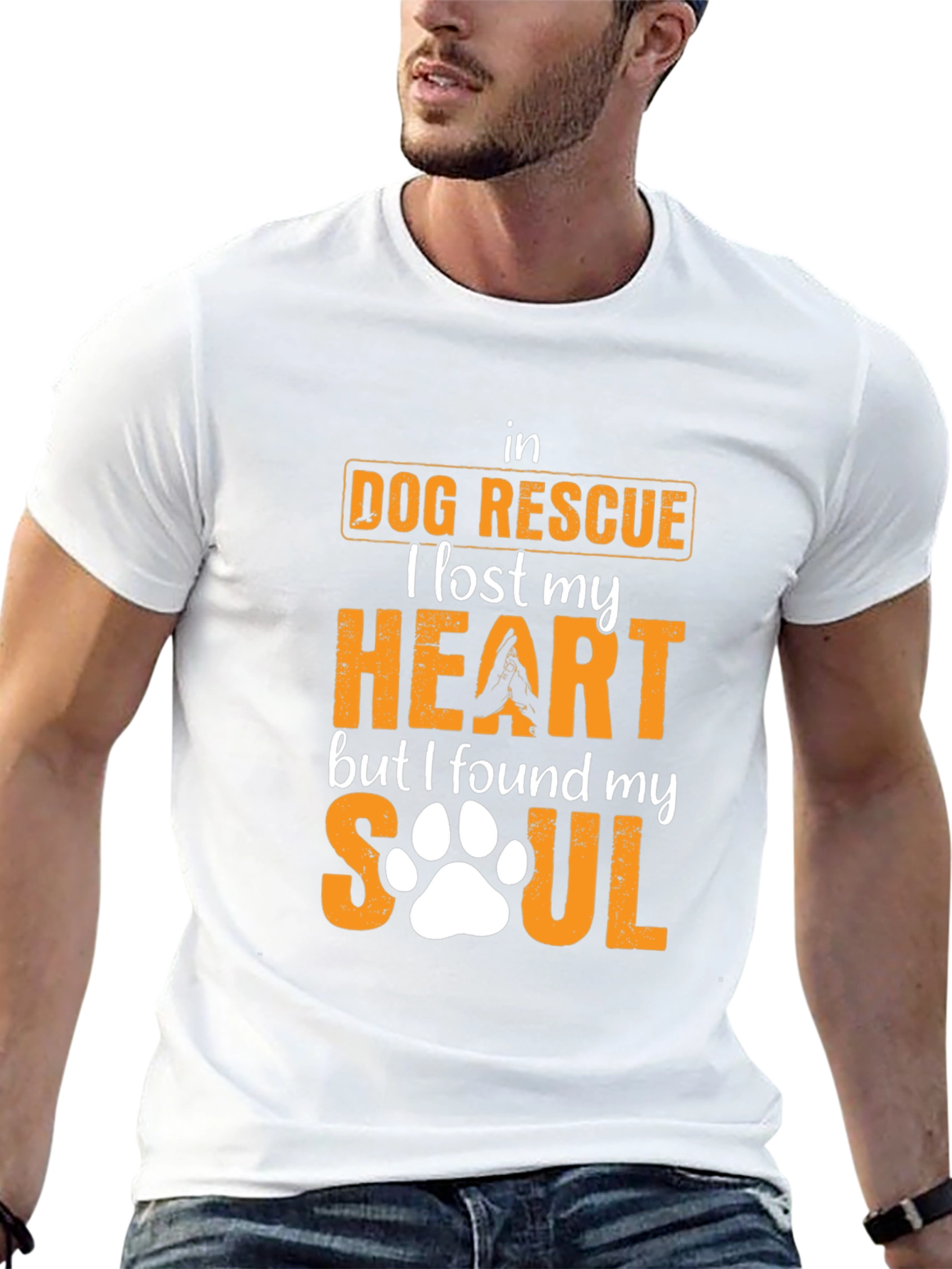 Dog Rescue Heart & Soul Tee