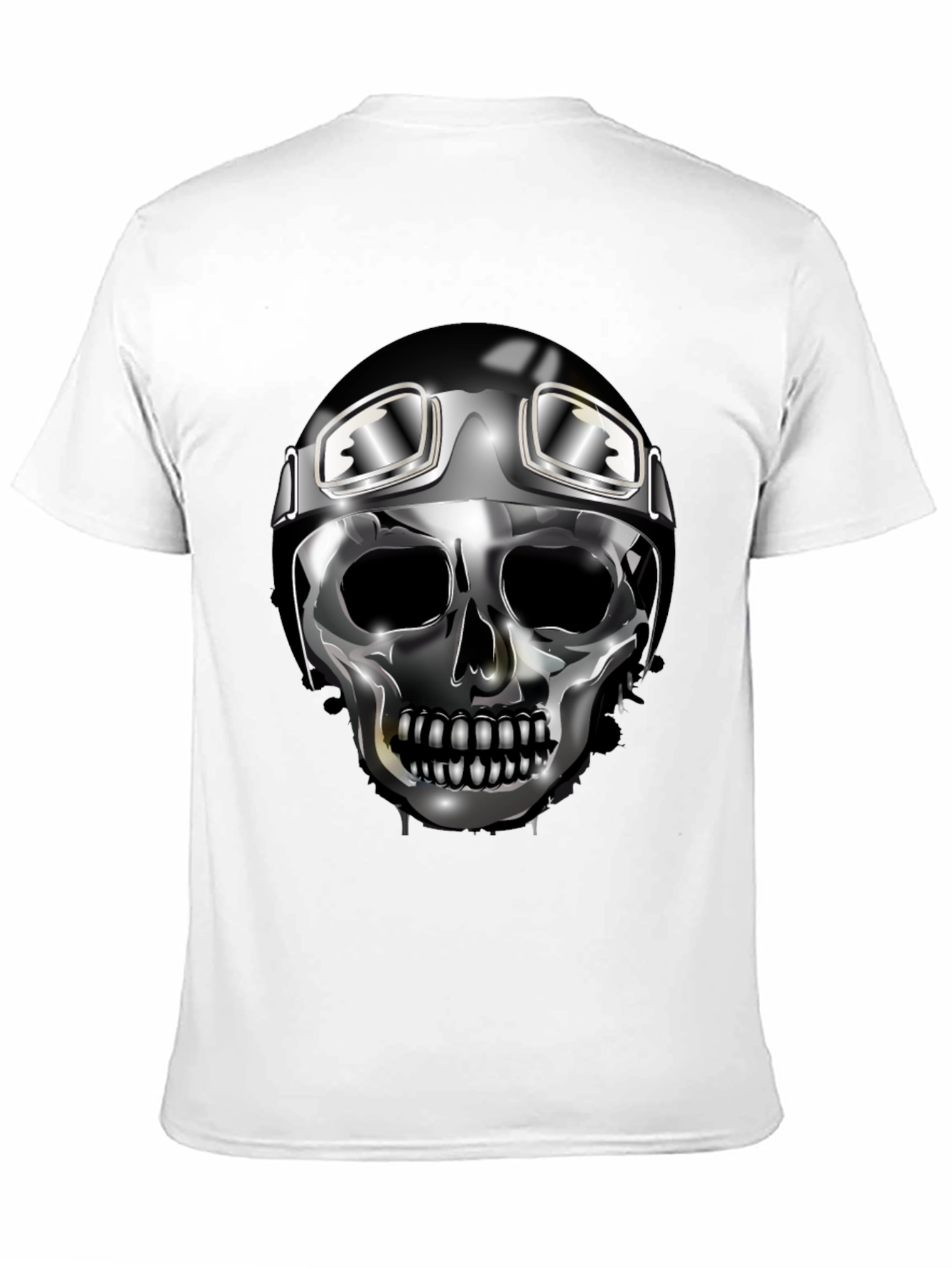 Skull Rider Graphic Tee - Black