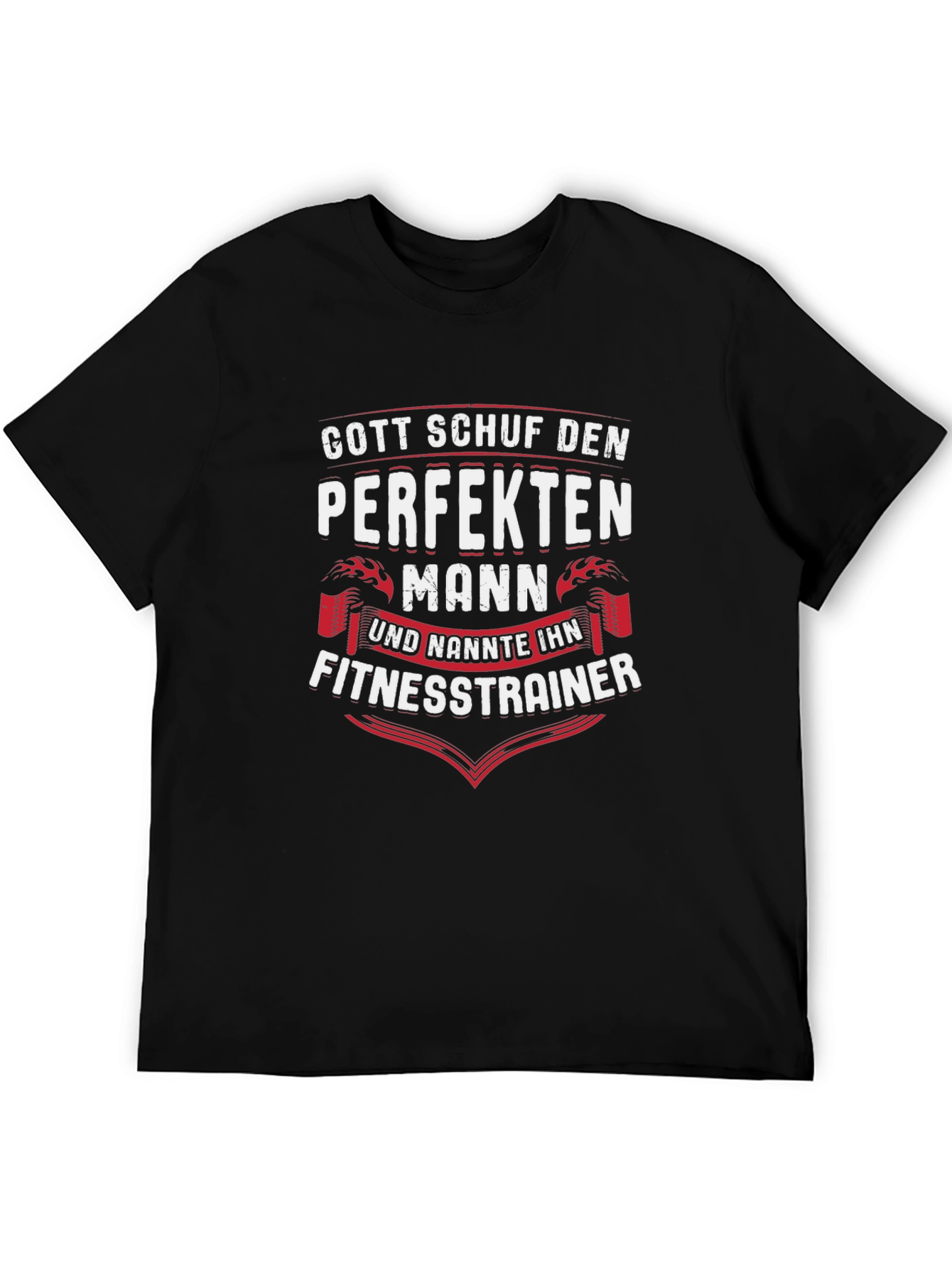 Funny Fitness Trainer T-Shirt - Perfect Man
