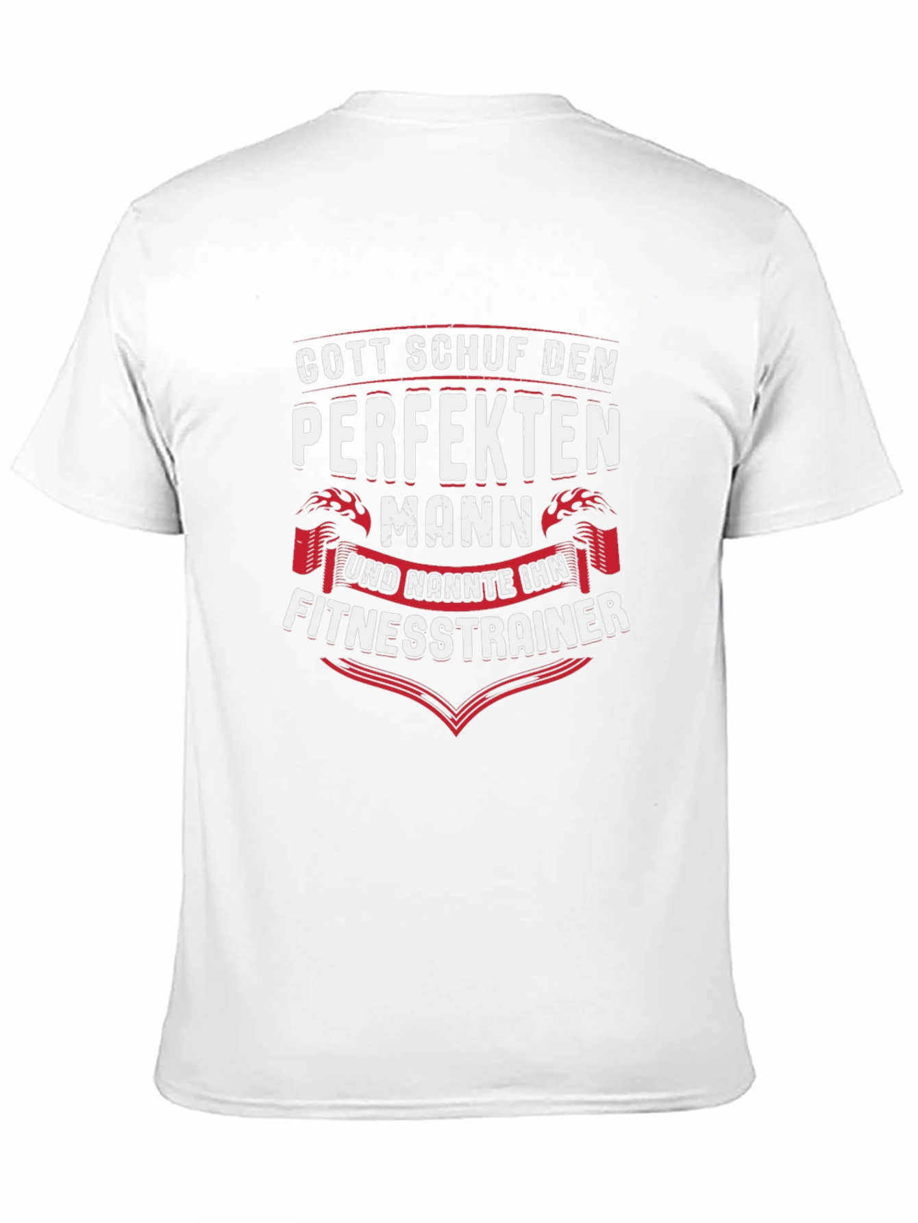 Funny Fitness Trainer T-Shirt - Perfect Man