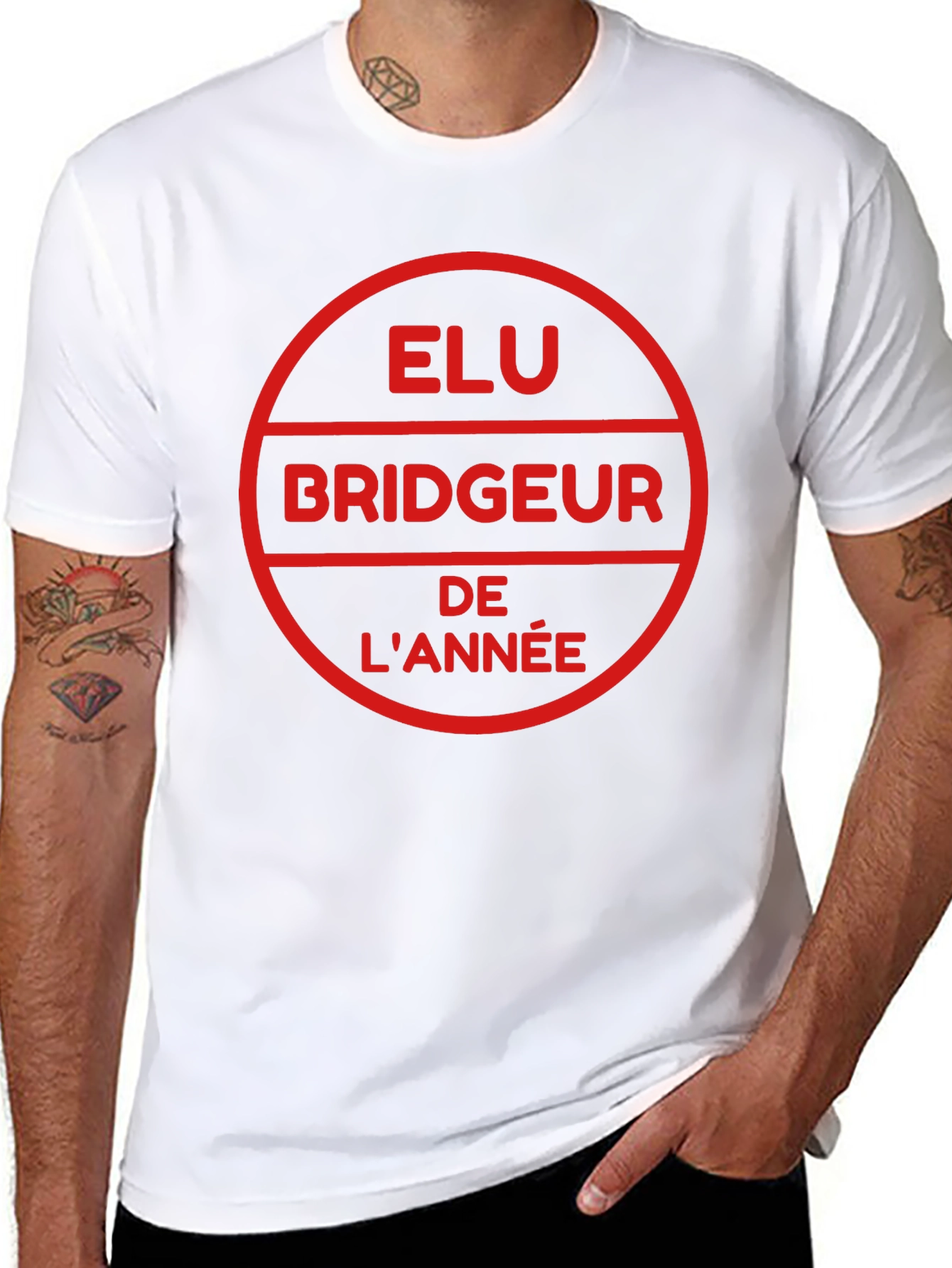 Elu Bridgeur Tee - Years Best Bridge Player