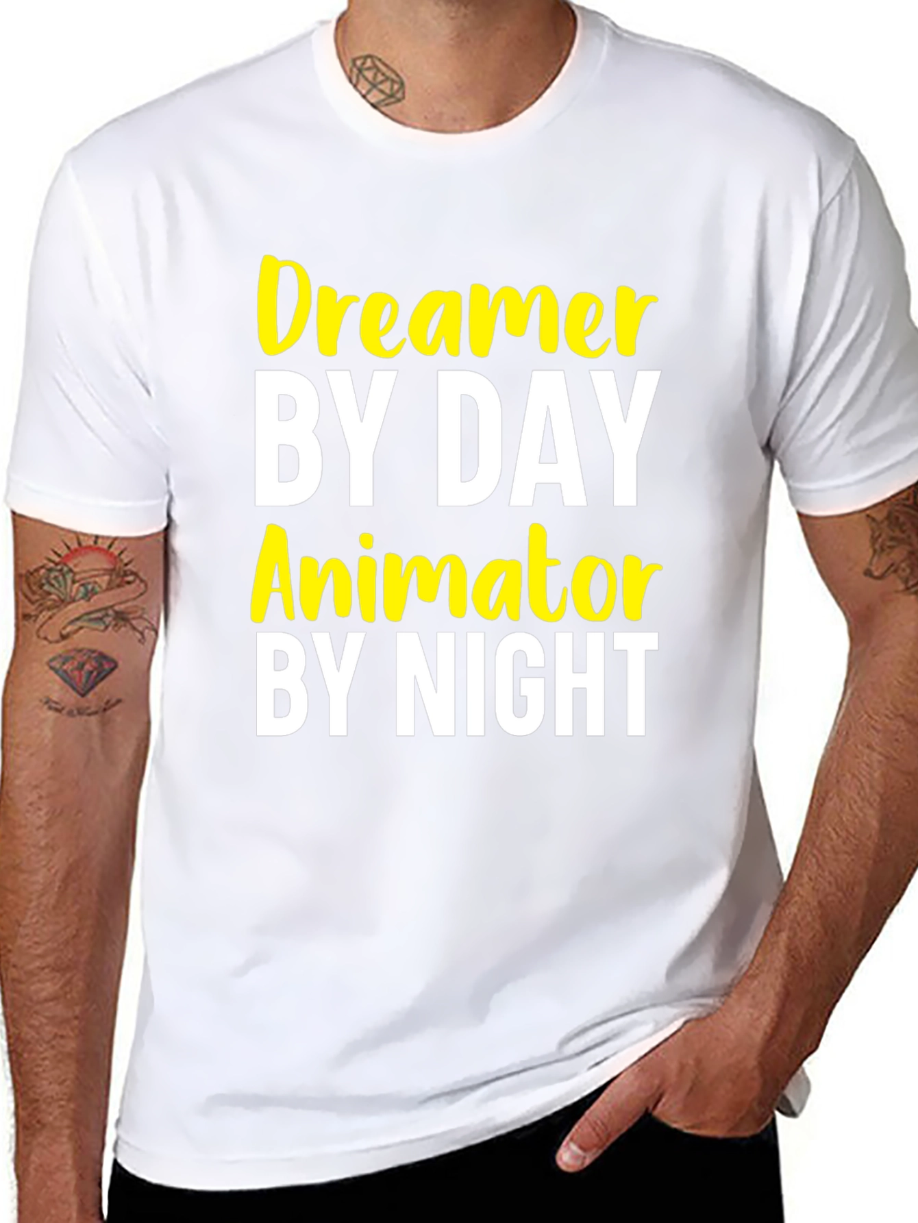 Dreamer by Day Animator by Night Graphic Tee