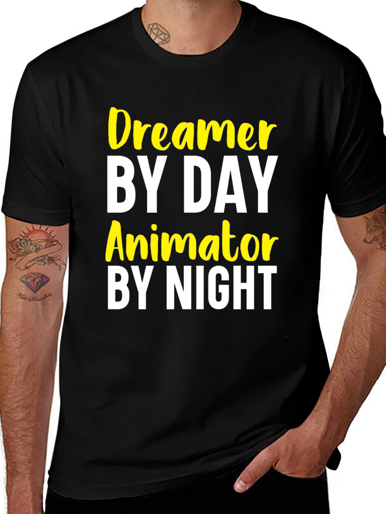 Dreamer by Day Animator by Night Graphic Tee