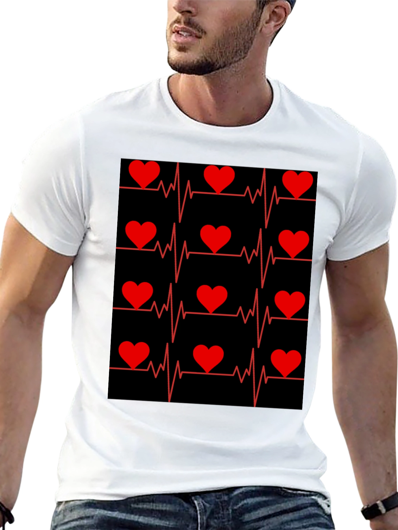 Heartbeat Love T-Shirt - Express Your Passion