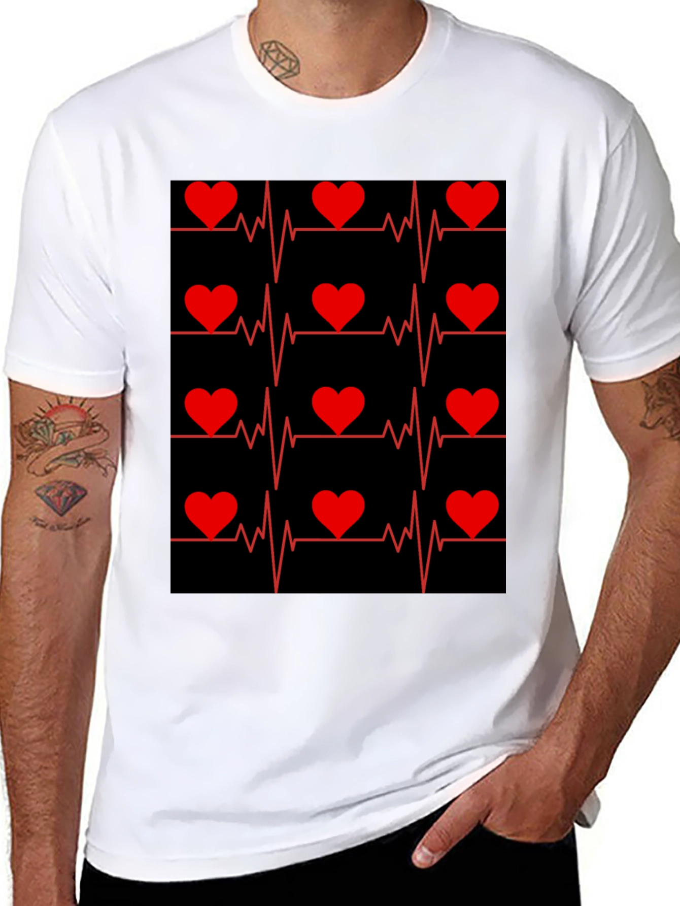 Heartbeat Love T-Shirt - Express Your Passion