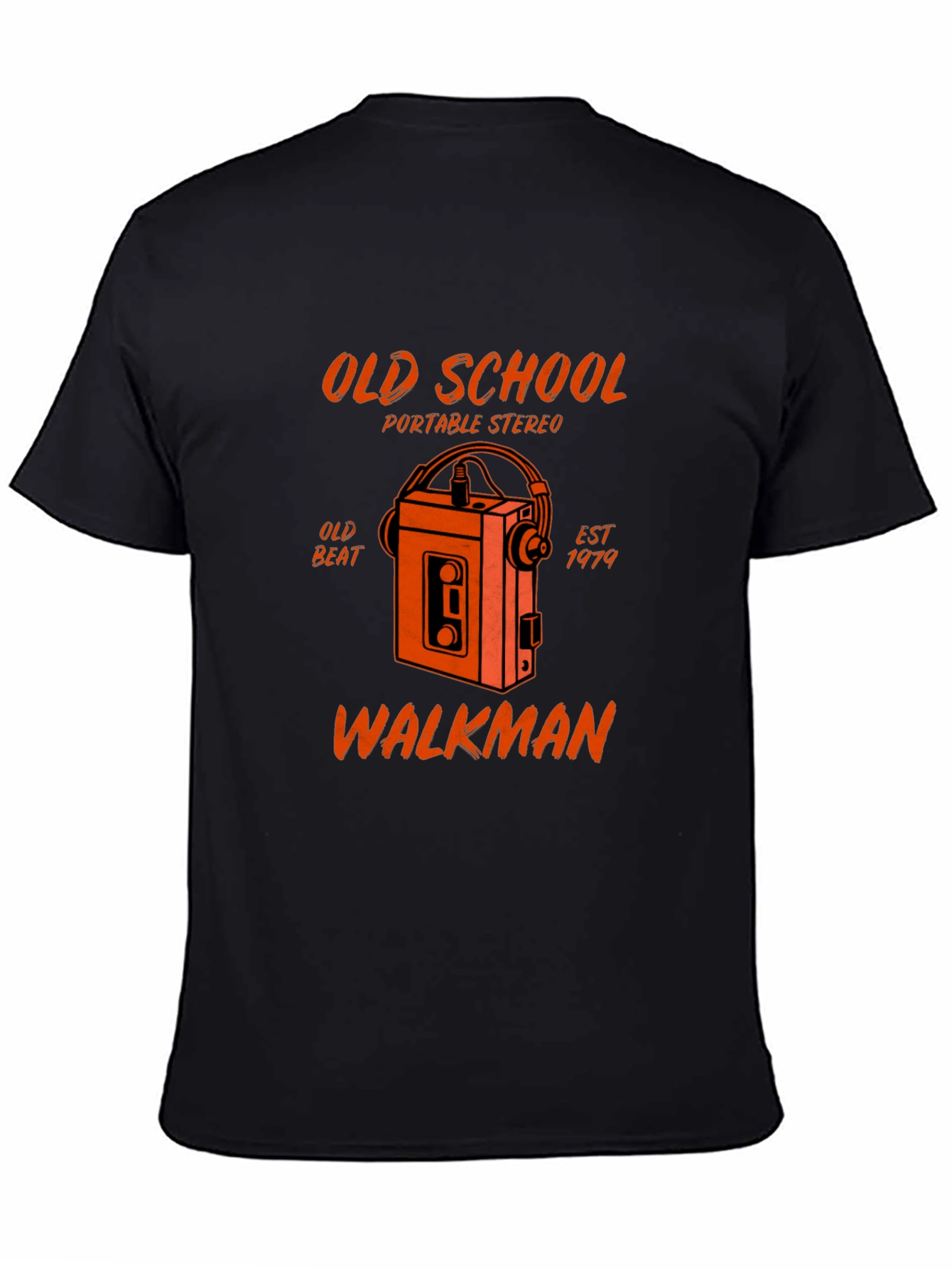 Old School Walkman T-Shirt - Retro Portable Stereo