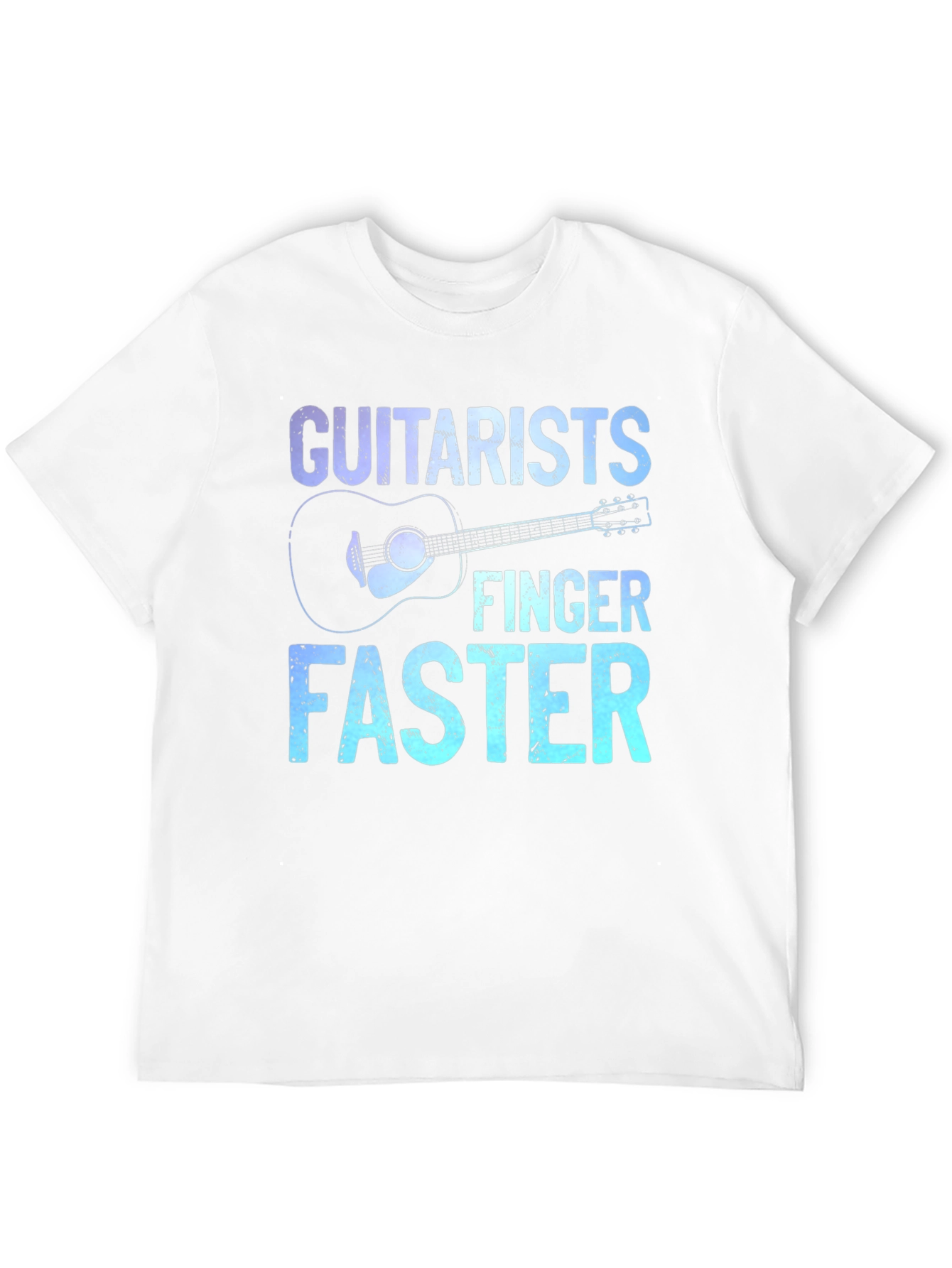 Guitarist Finger Faster Graphic T-Shirt - Music Lover Tee