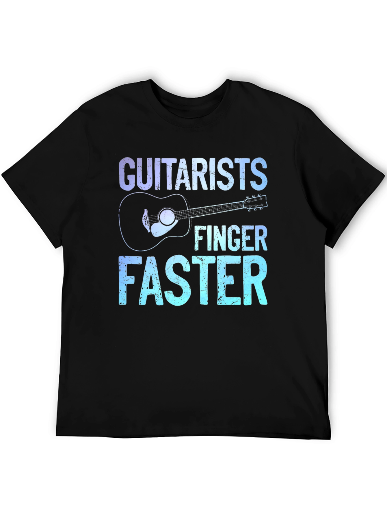 Guitarist Finger Faster Graphic T-Shirt - Music Lover Tee